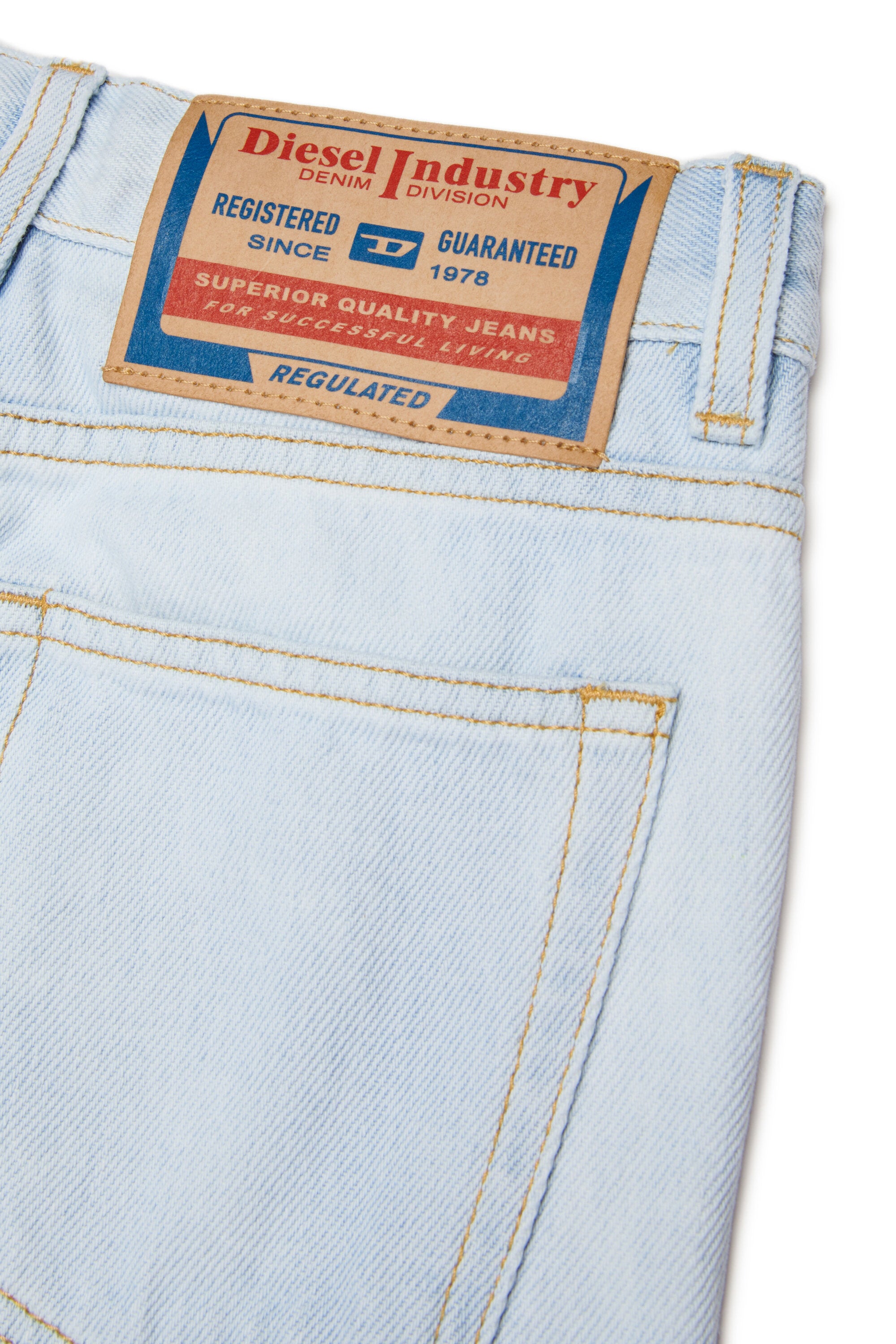 Regular fit light blue wash jeans - 2010