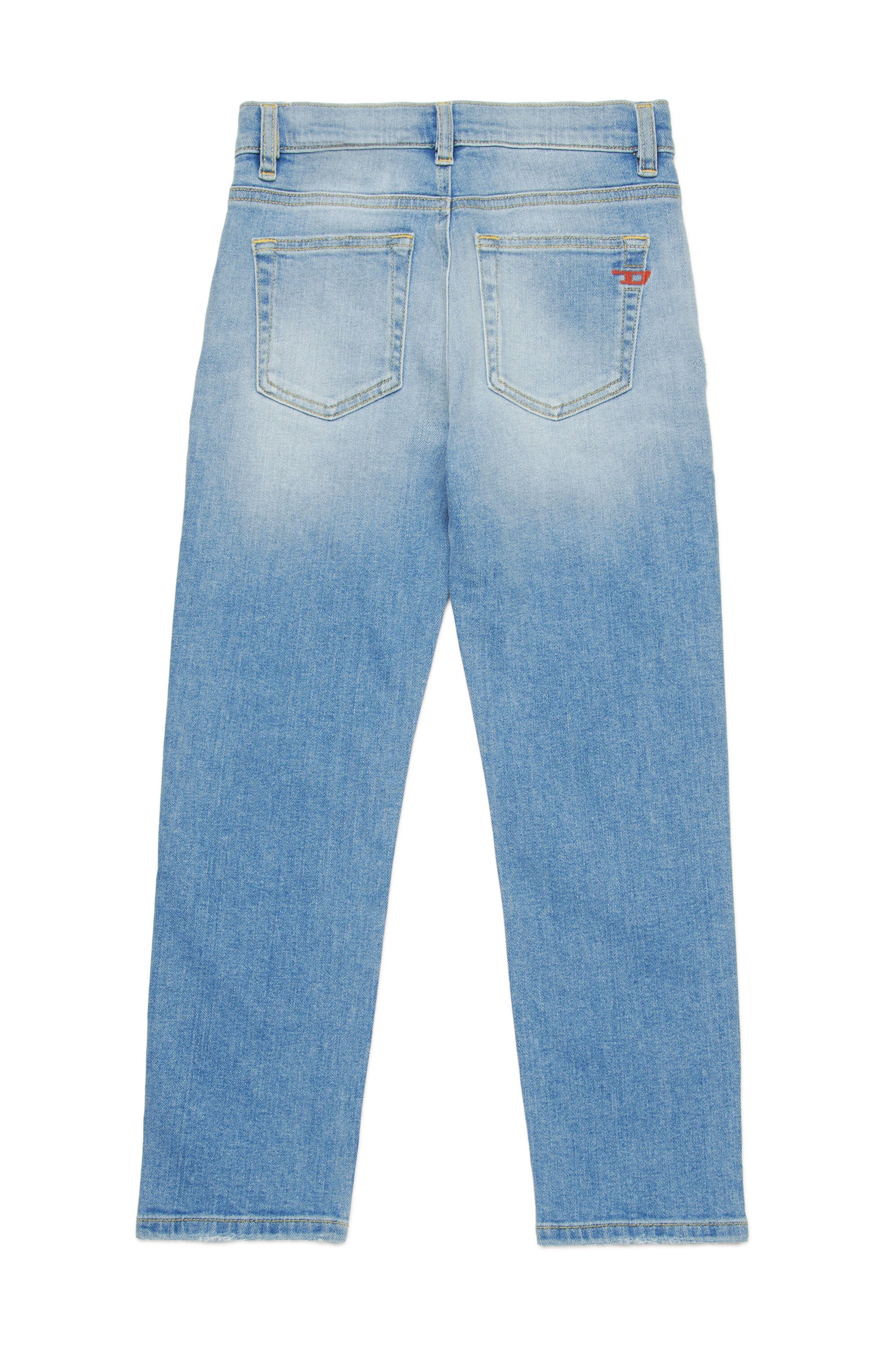 Light straight jeans with abrasions - 2020 D-Viker