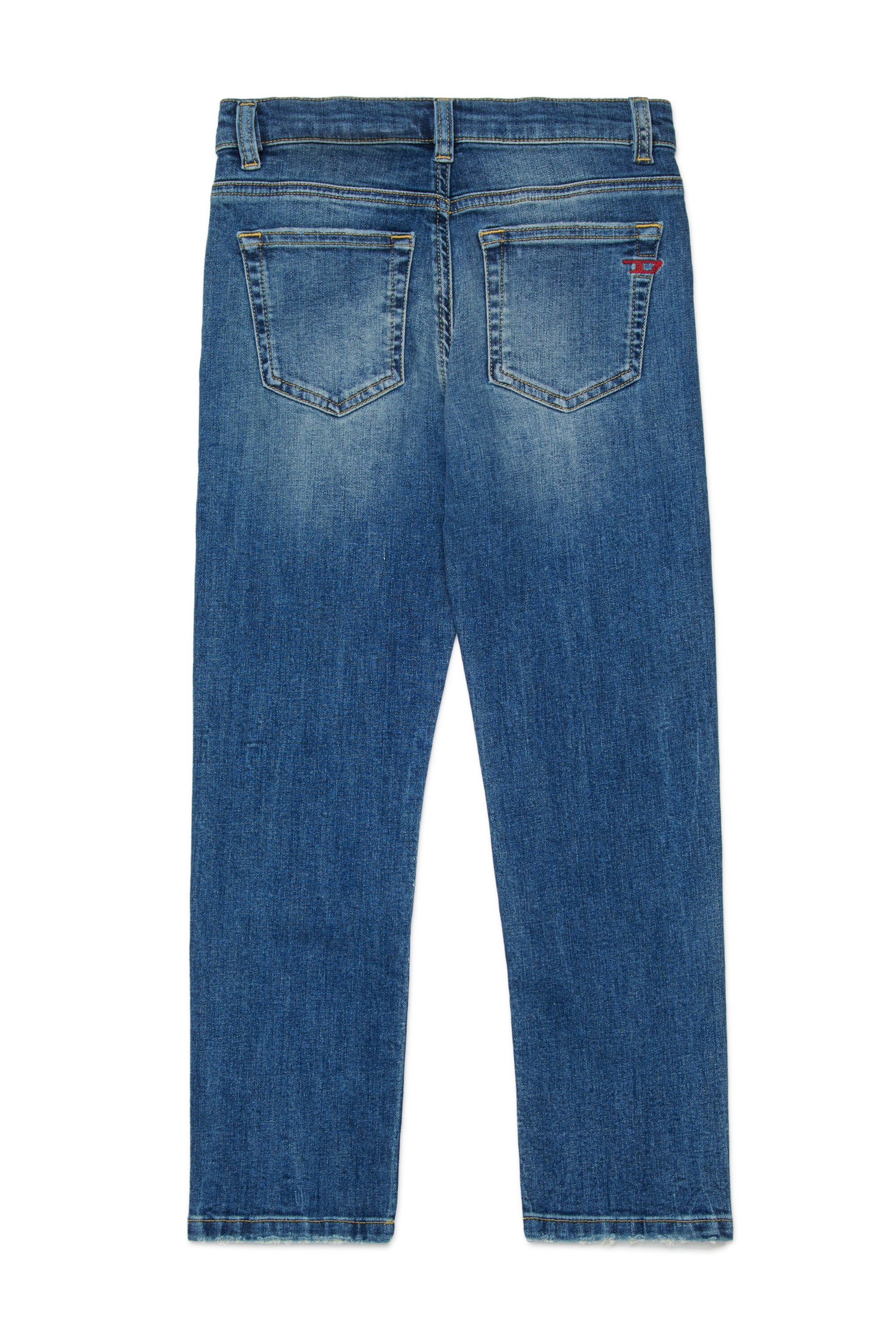 Regular fit jeans in medium blue wash - D-Viker