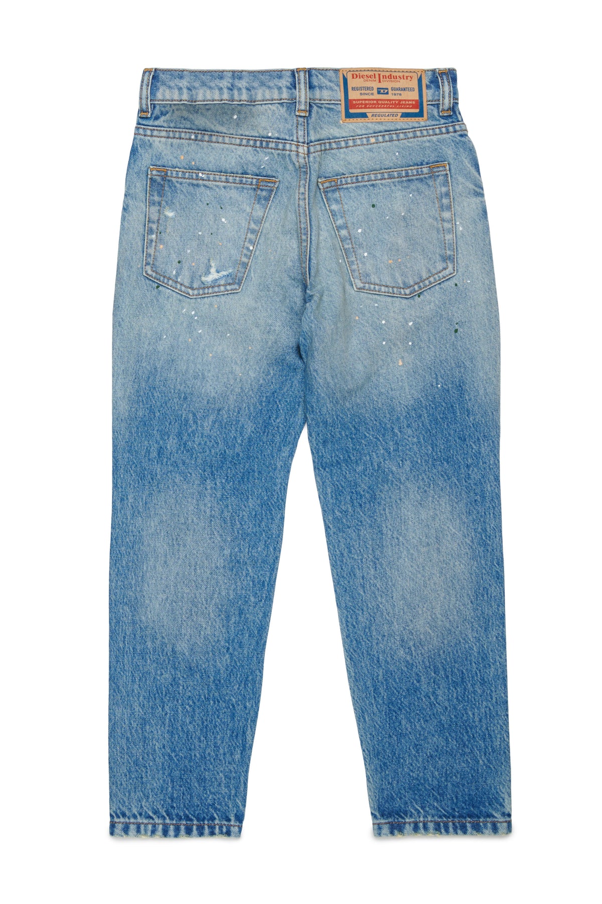 Light blue wash regular fit jeans - D-Lucas