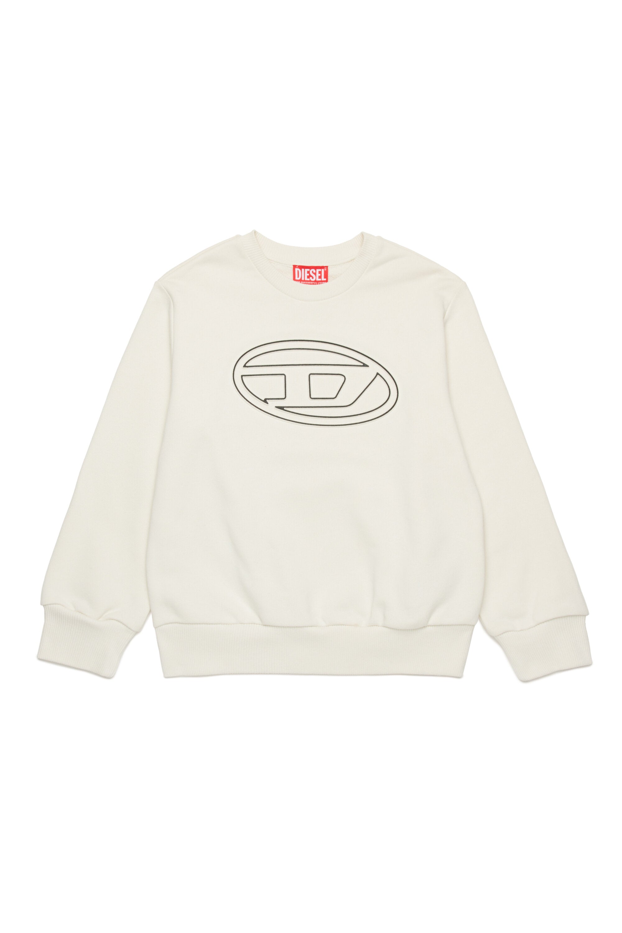 Oval D branded crew-neck sweatshirt