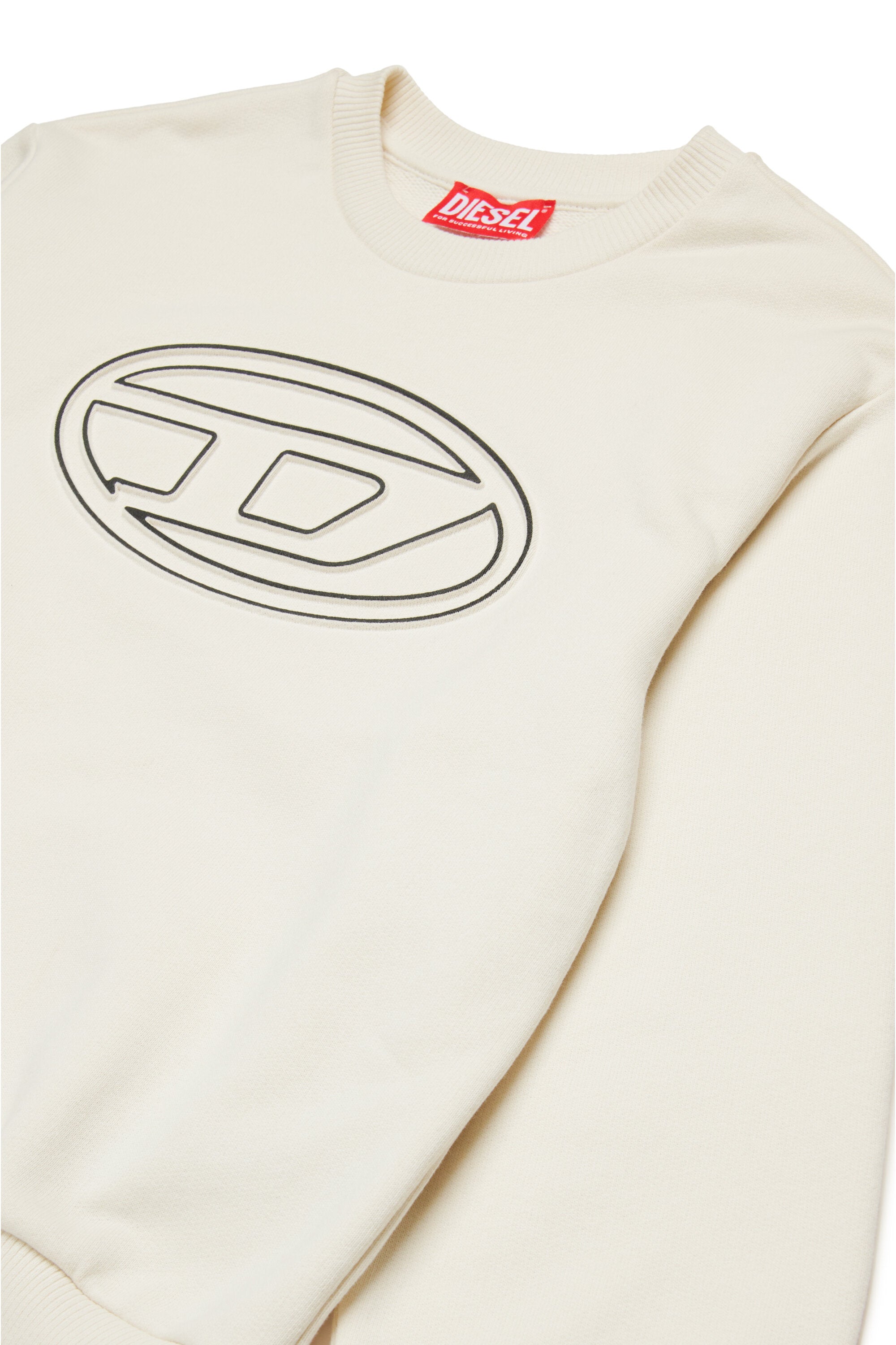 Oval D branded crew-neck sweatshirt