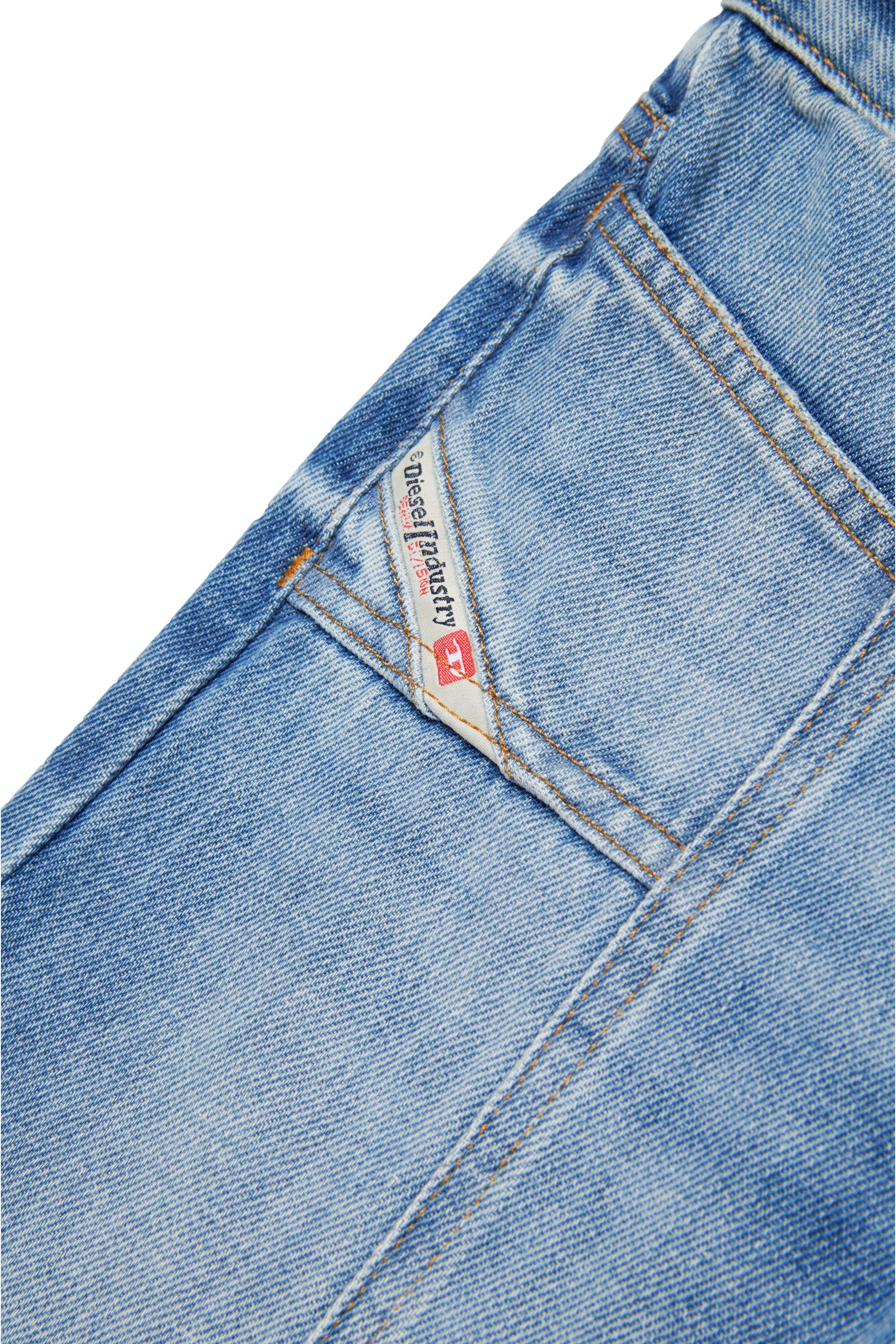 Vintage effect blue flare jeans - D-Akii