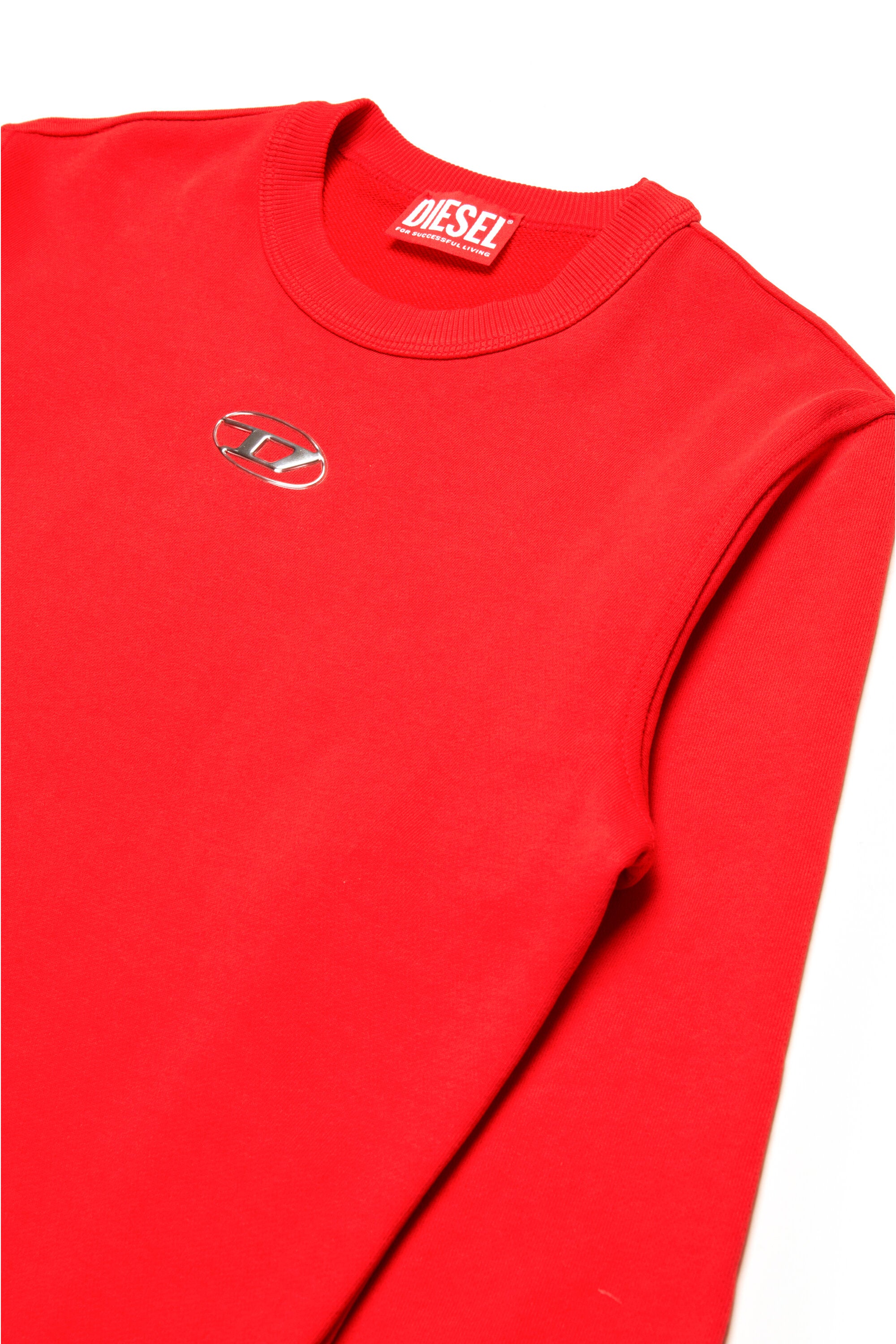 Oval D branded crew-neck sweatshirt