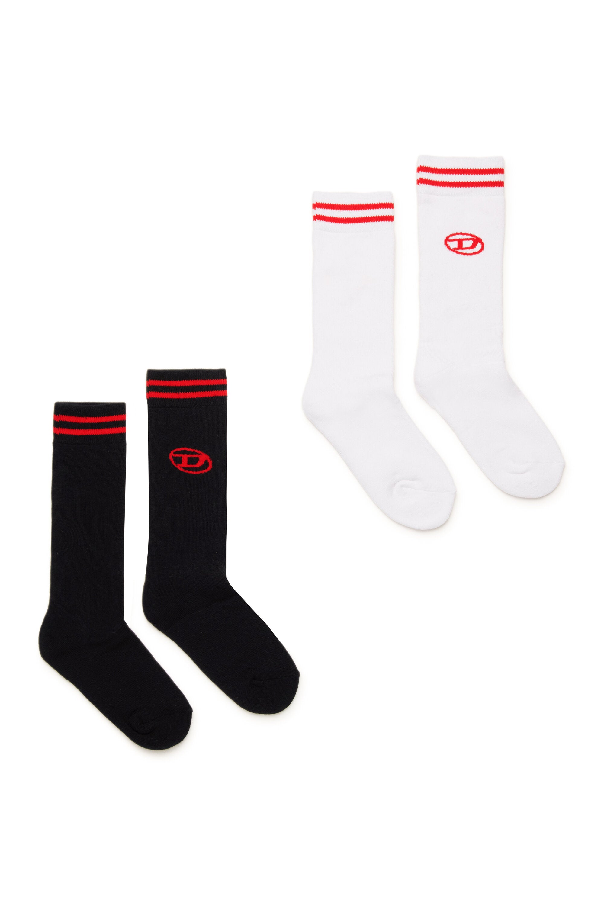 Oval D branded set of two pairs of socks