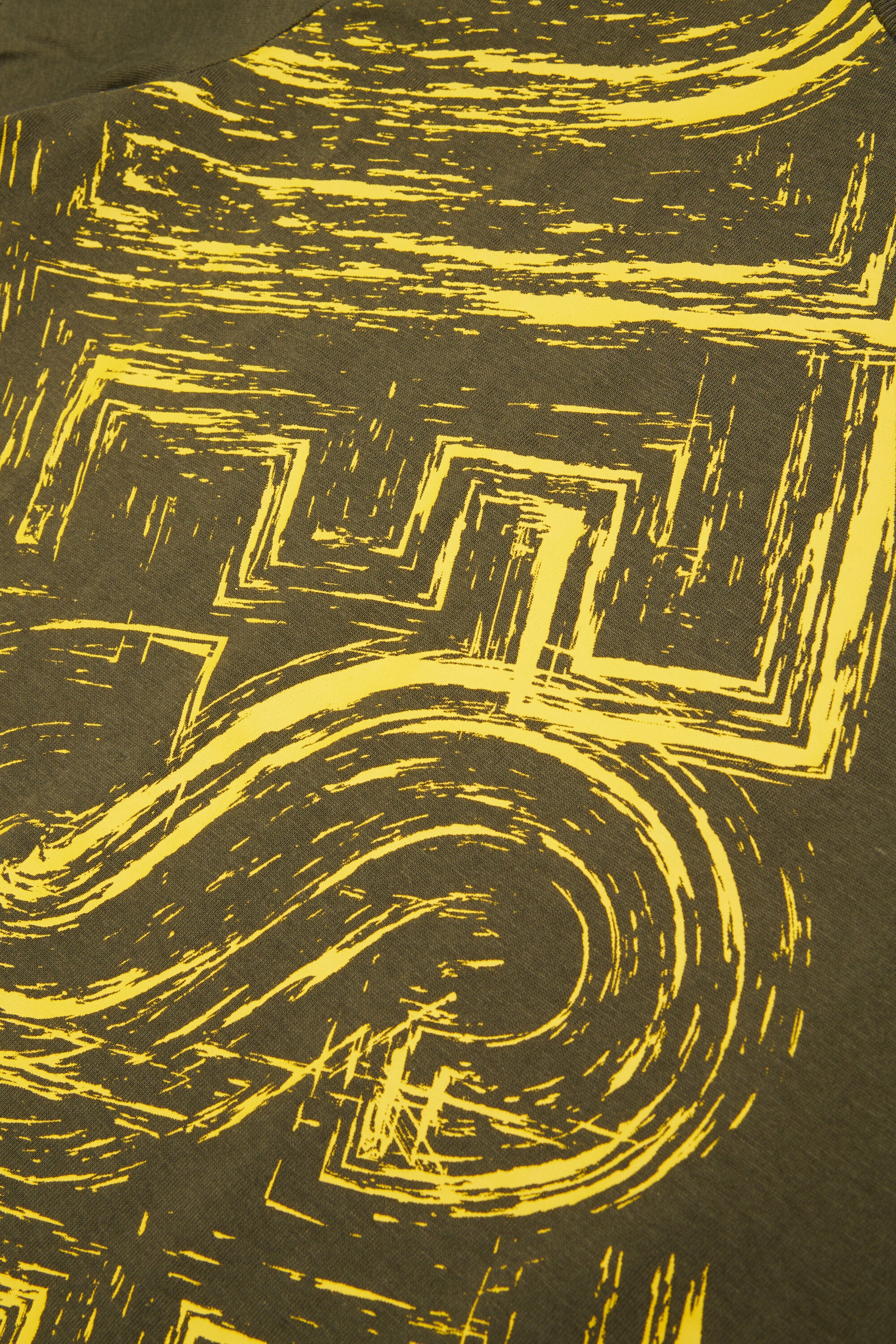 Jersey T-shirt with faded logo