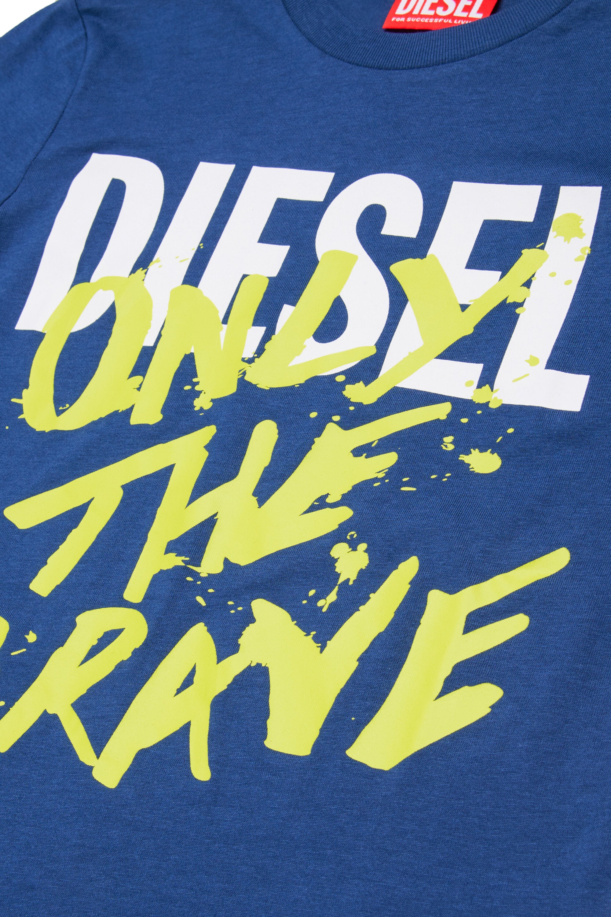 Jersey T-shirt with Diesel Only the Brave logo