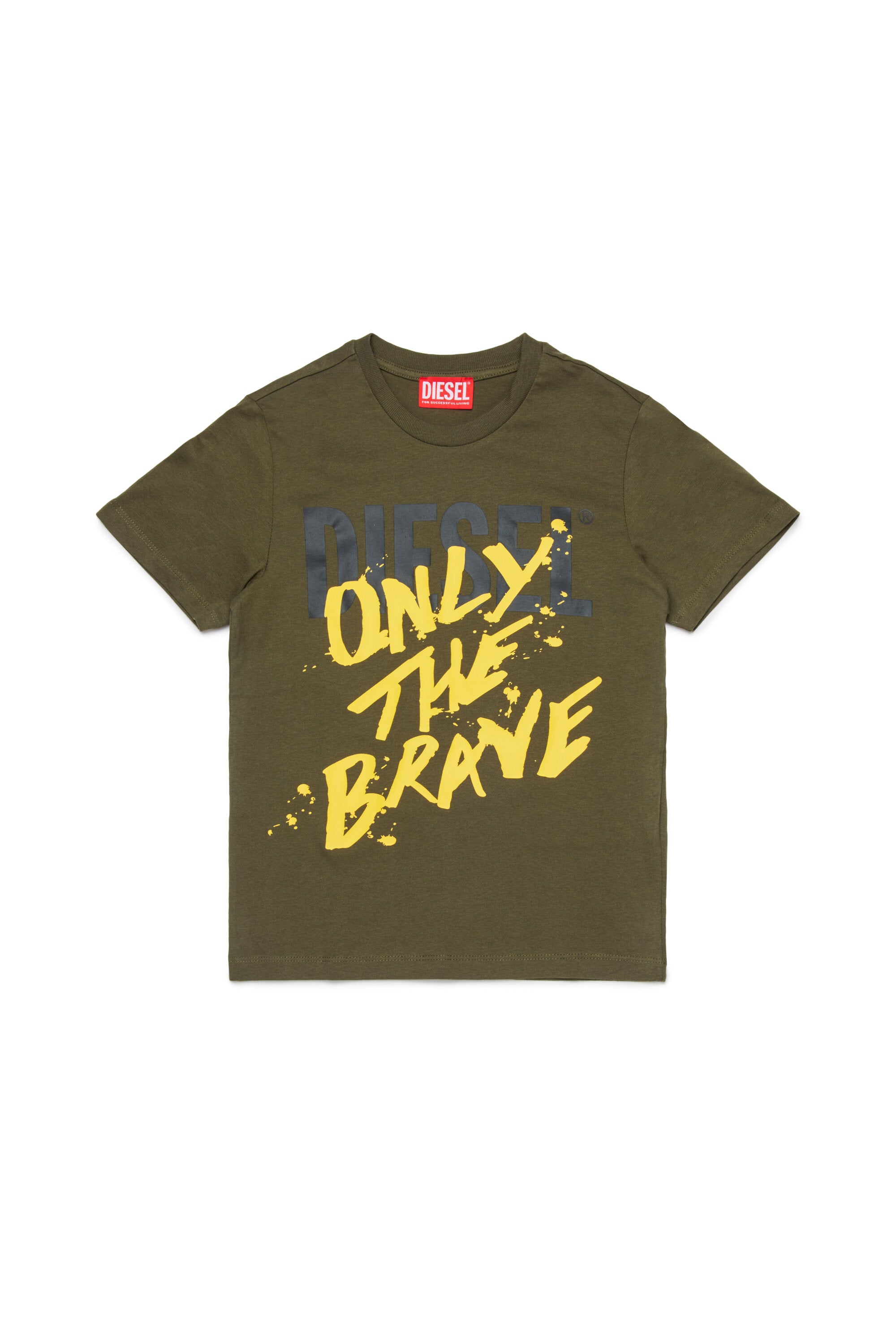 Jersey T-shirt with Diesel Only the Brave logo