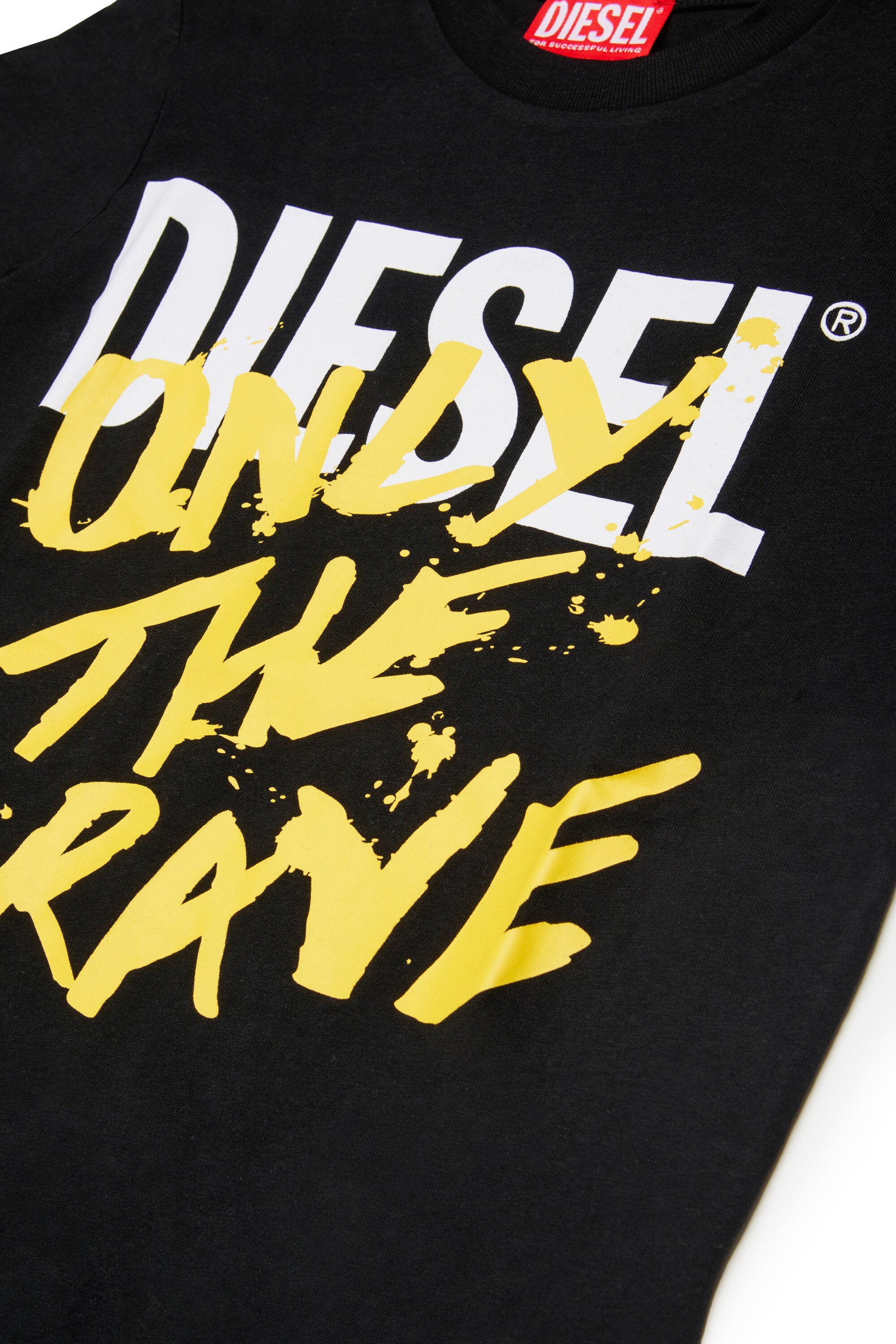 Jersey T-shirt with Diesel Only the Brave logo