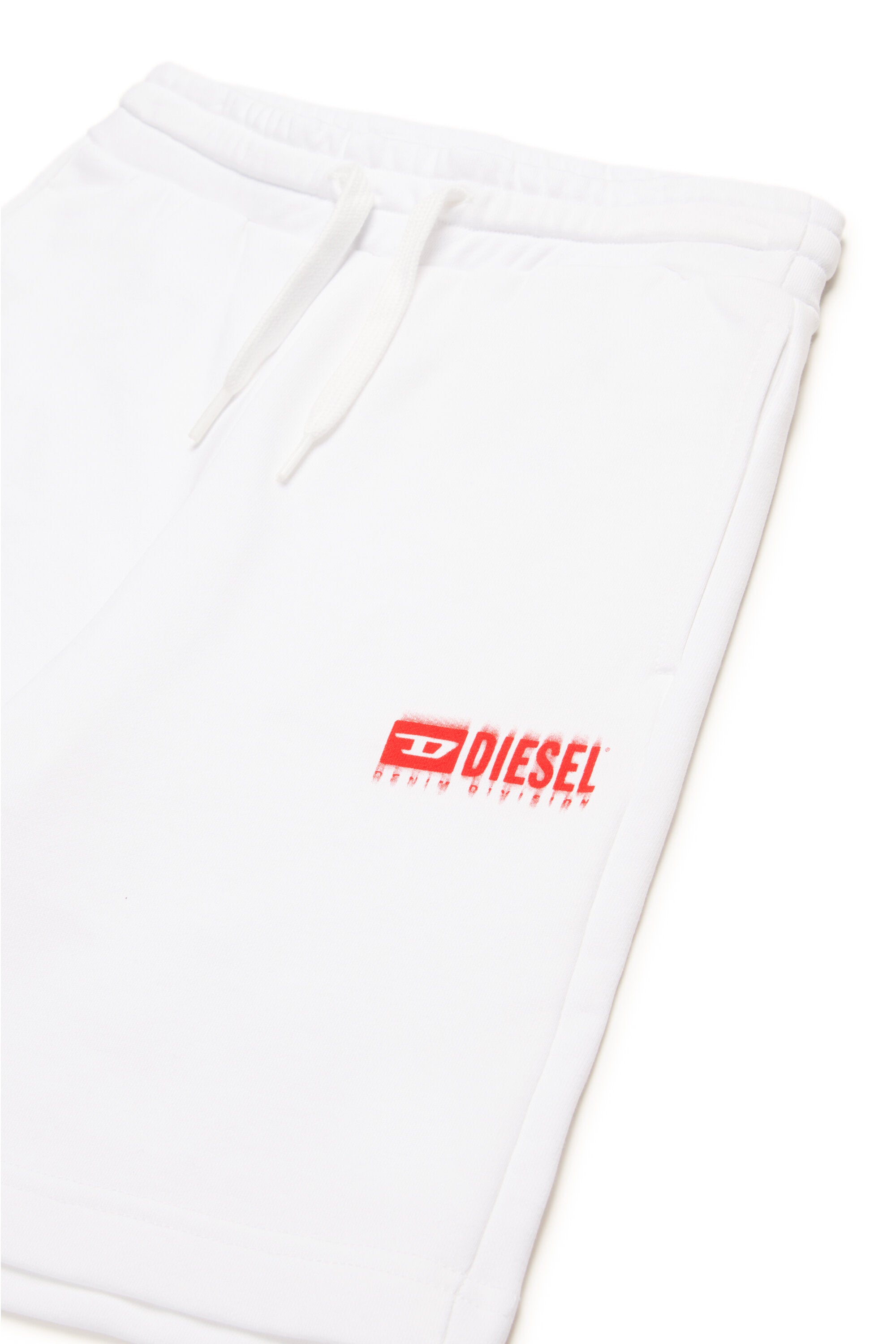 Fleece shorts with logo