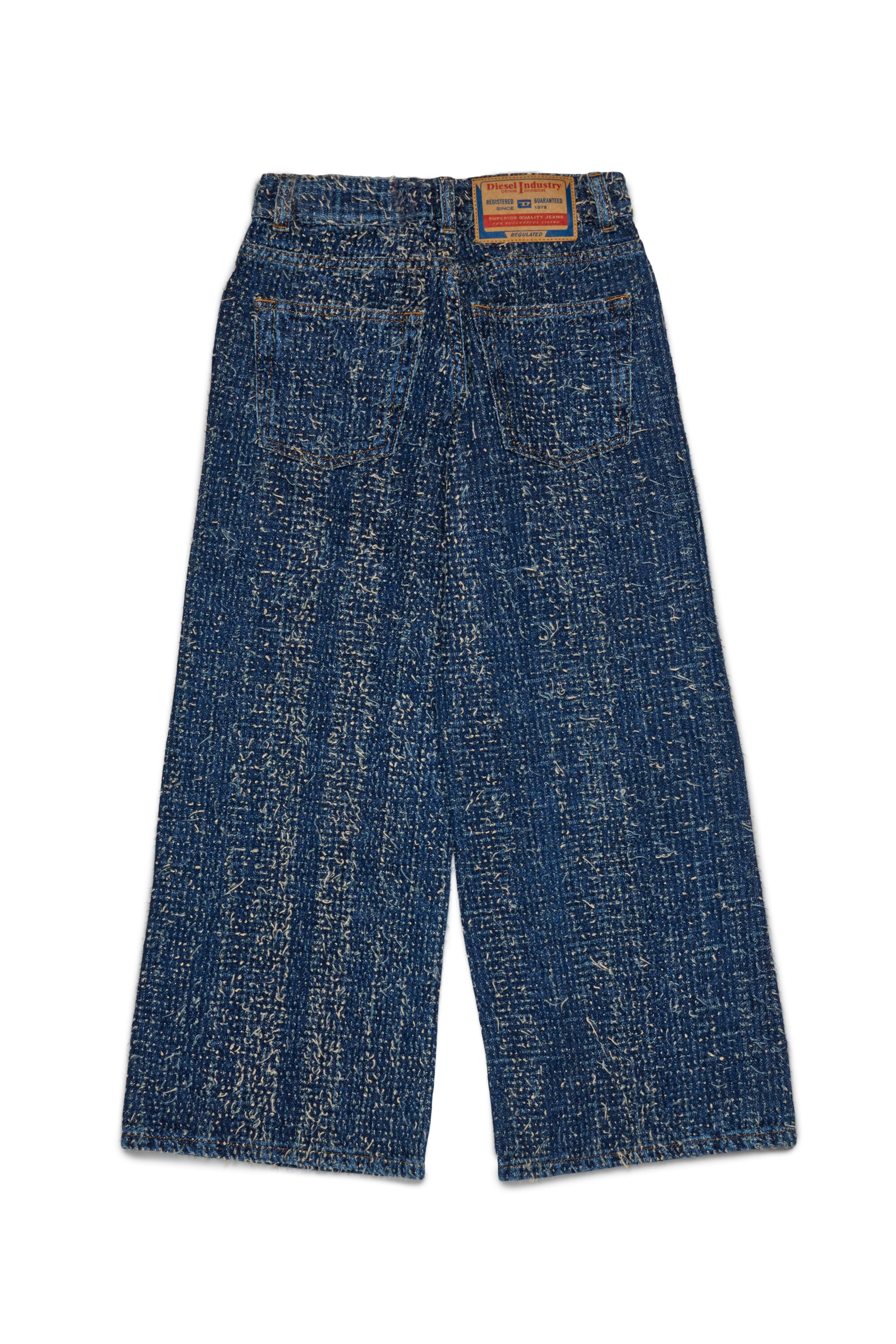 Relaxed jeans with bouclé effect - D-Argjx