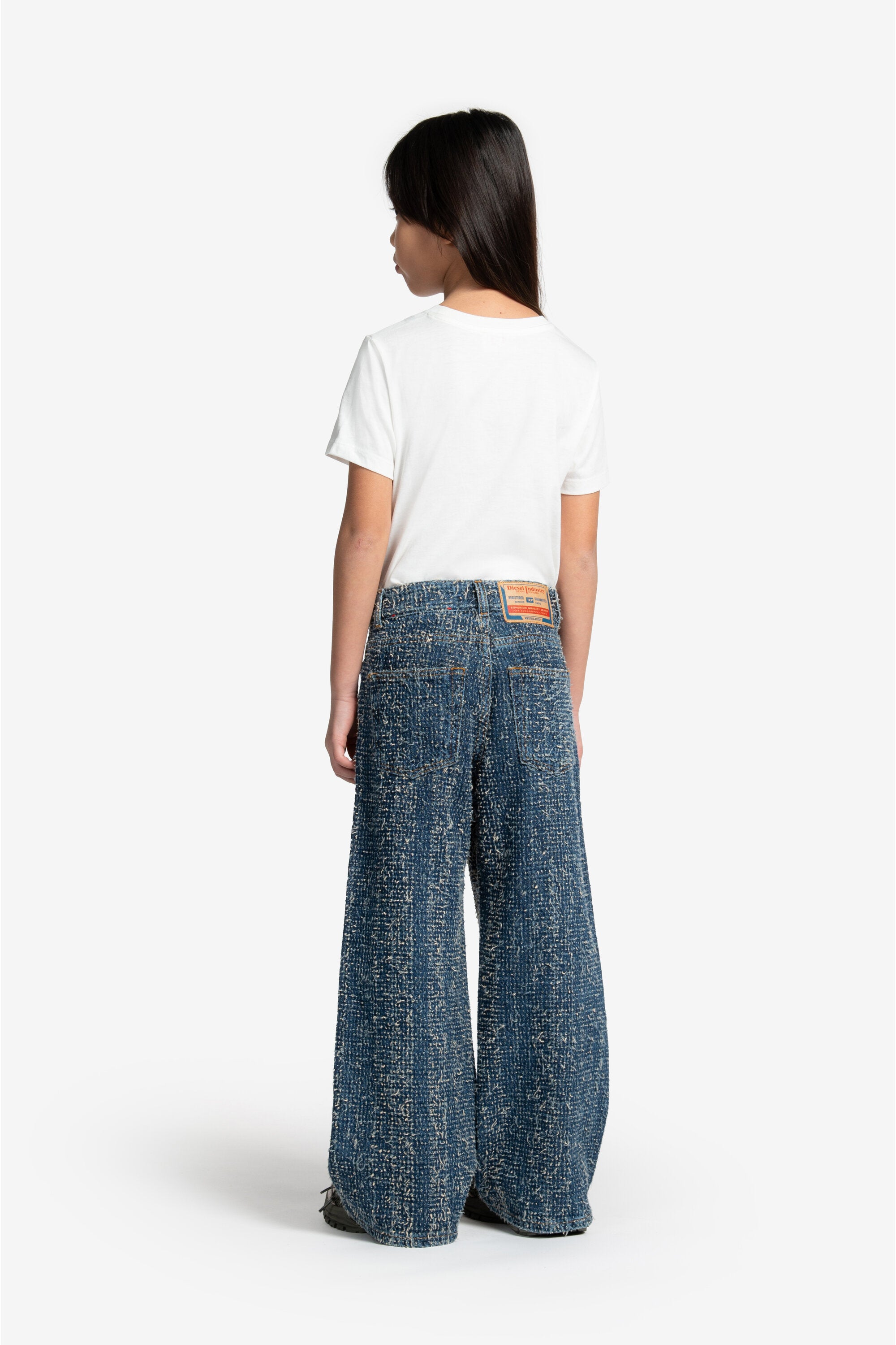 Relaxed jeans with bouclé effect - D-Argjx