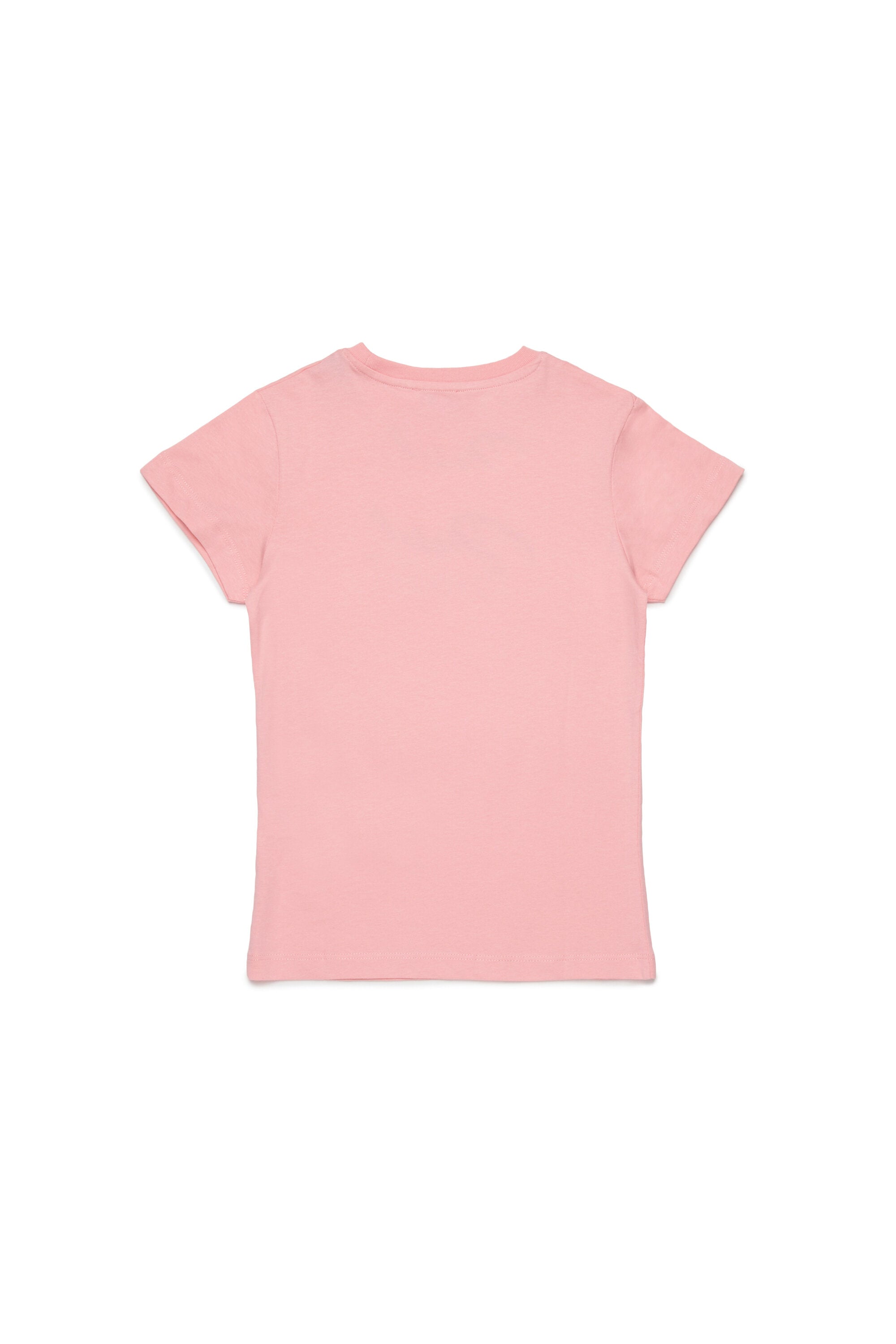 Jersey T-shirt with superimposed logo