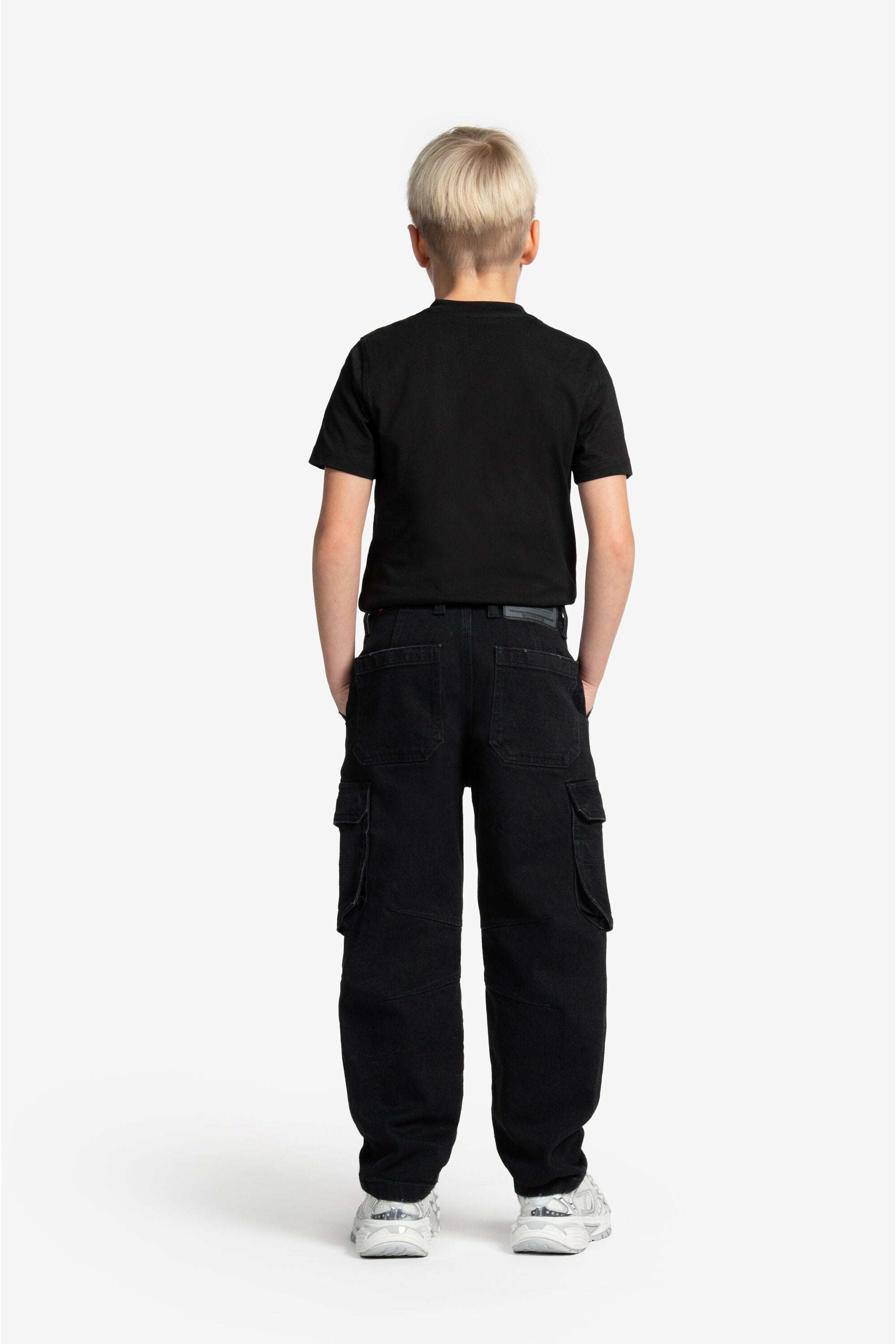 Black relaxed jeans - D-Dave Cargo