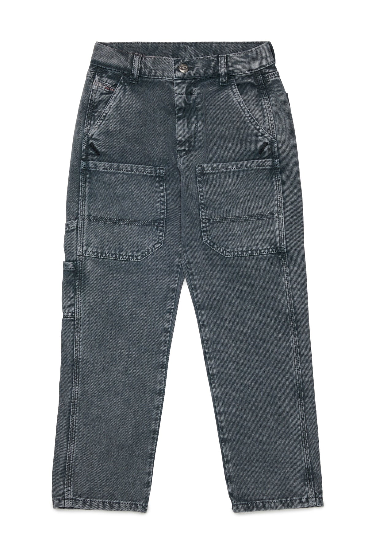 Regular fit jeans with washed effect - D-Berr