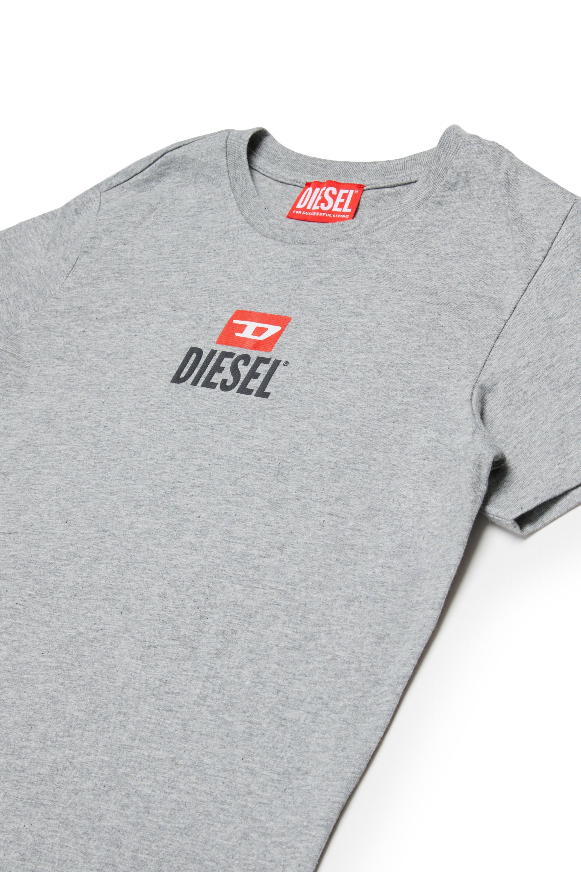 Jersey t-shirt and bermuda shorts set with logo D Diesel