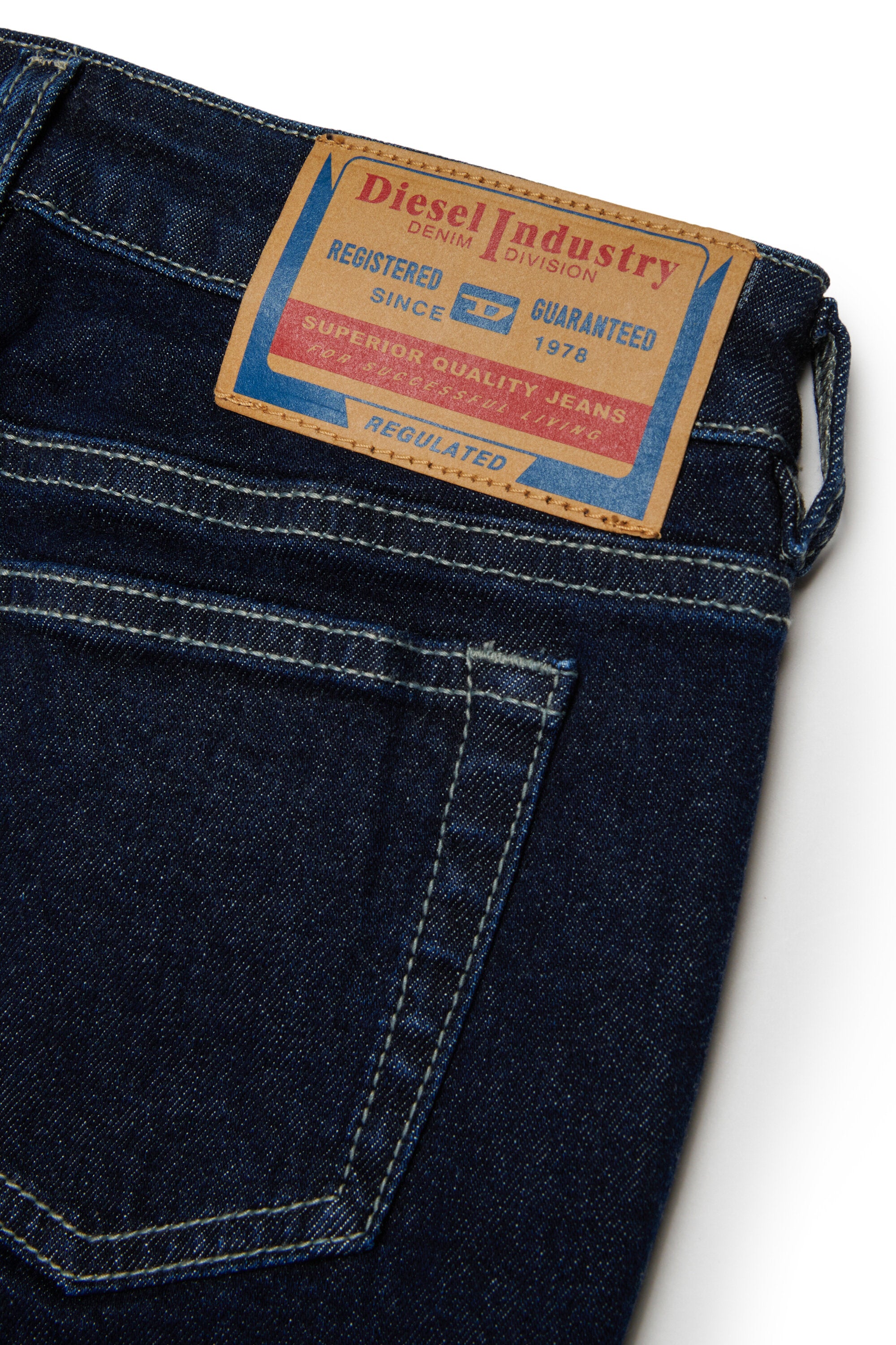Dark blue bootcut jeans - D-Arry