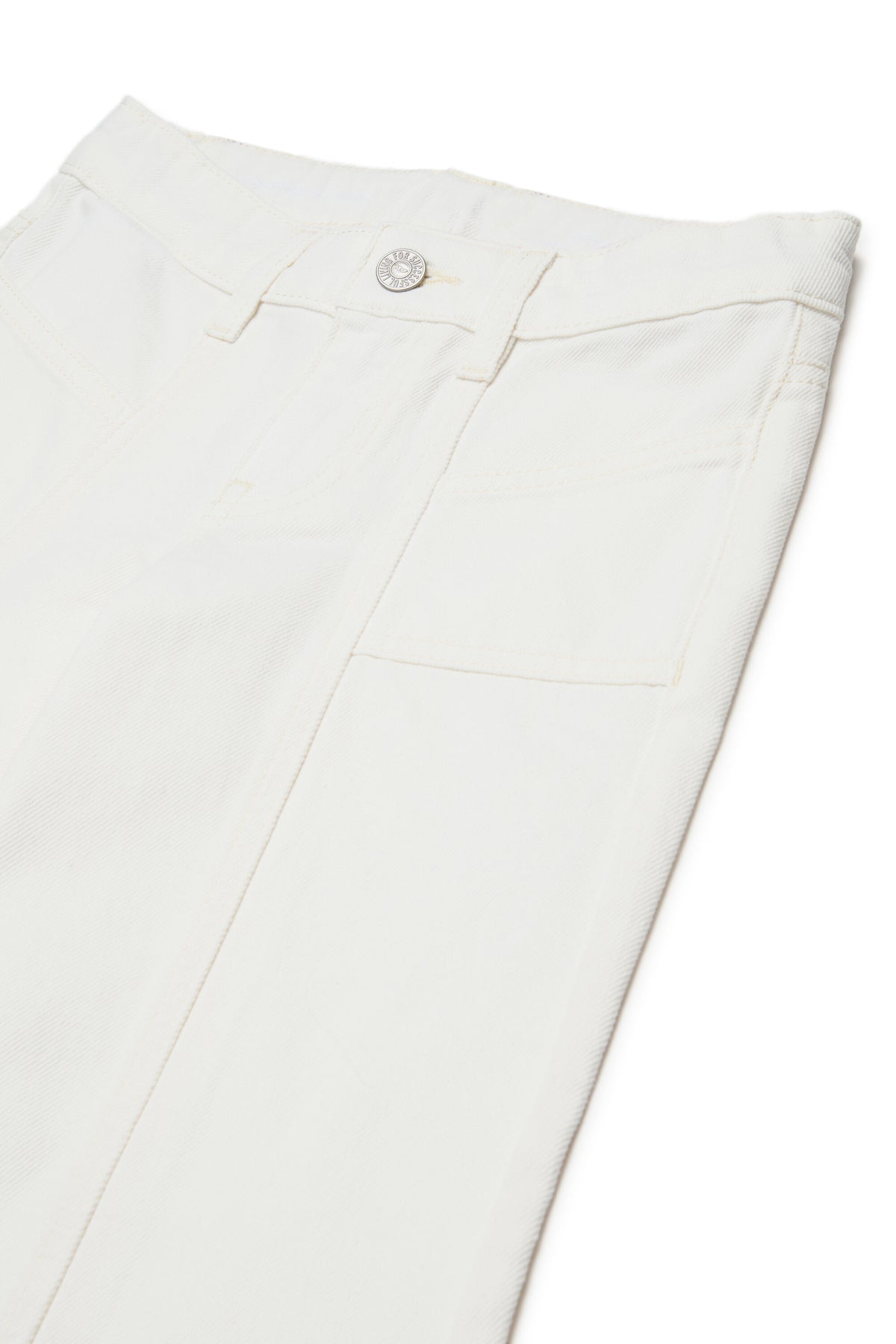 White flare jeans - D-Pam