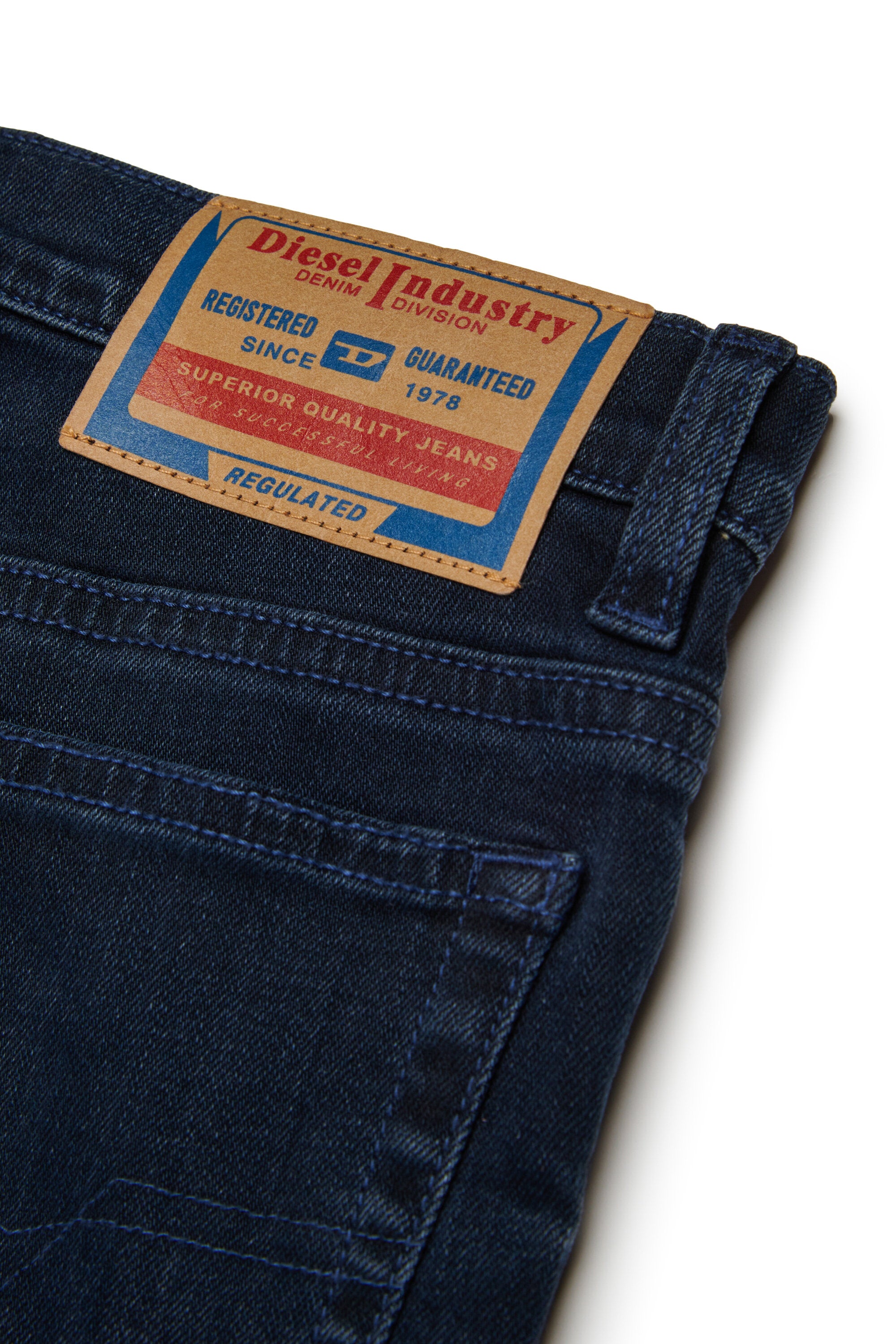 Shaded blue-black relaxed jeans - D-Maki