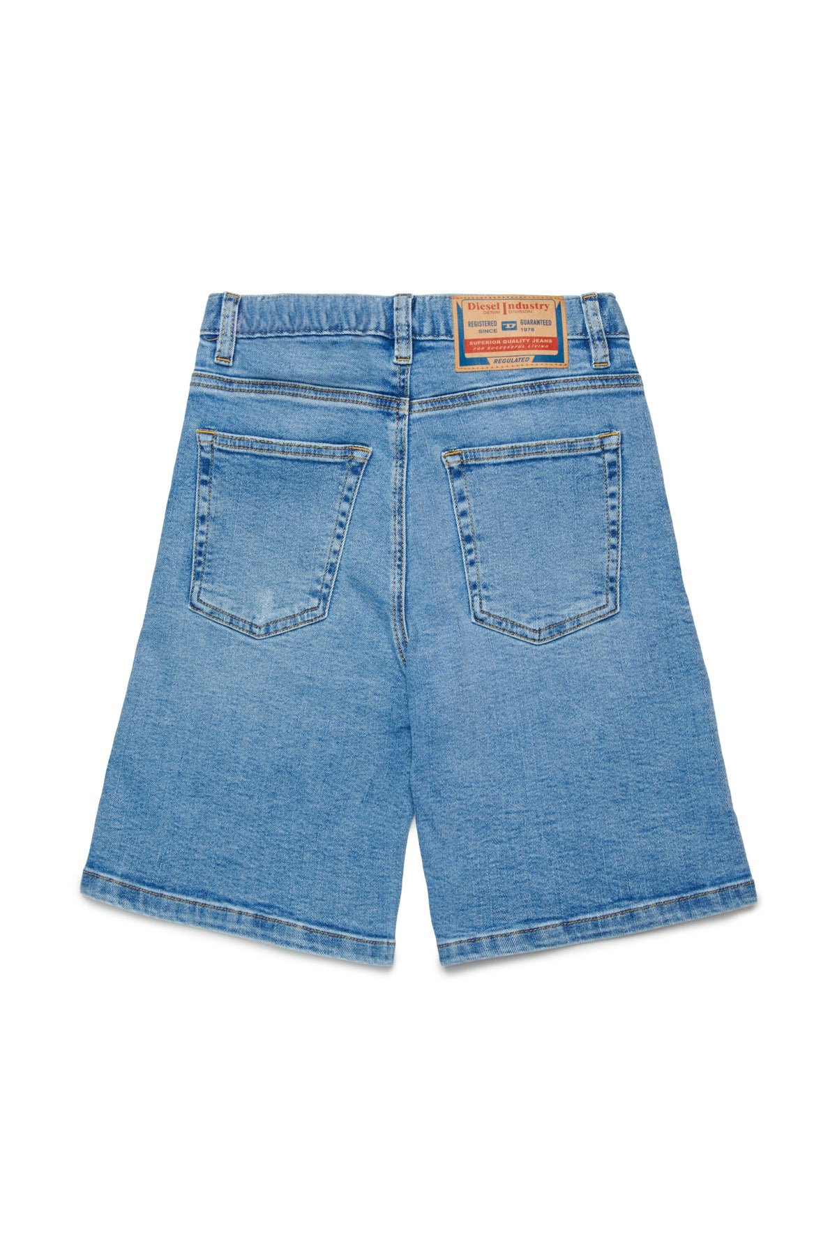 Light blue denim five-pocket shorts - D-Argjx