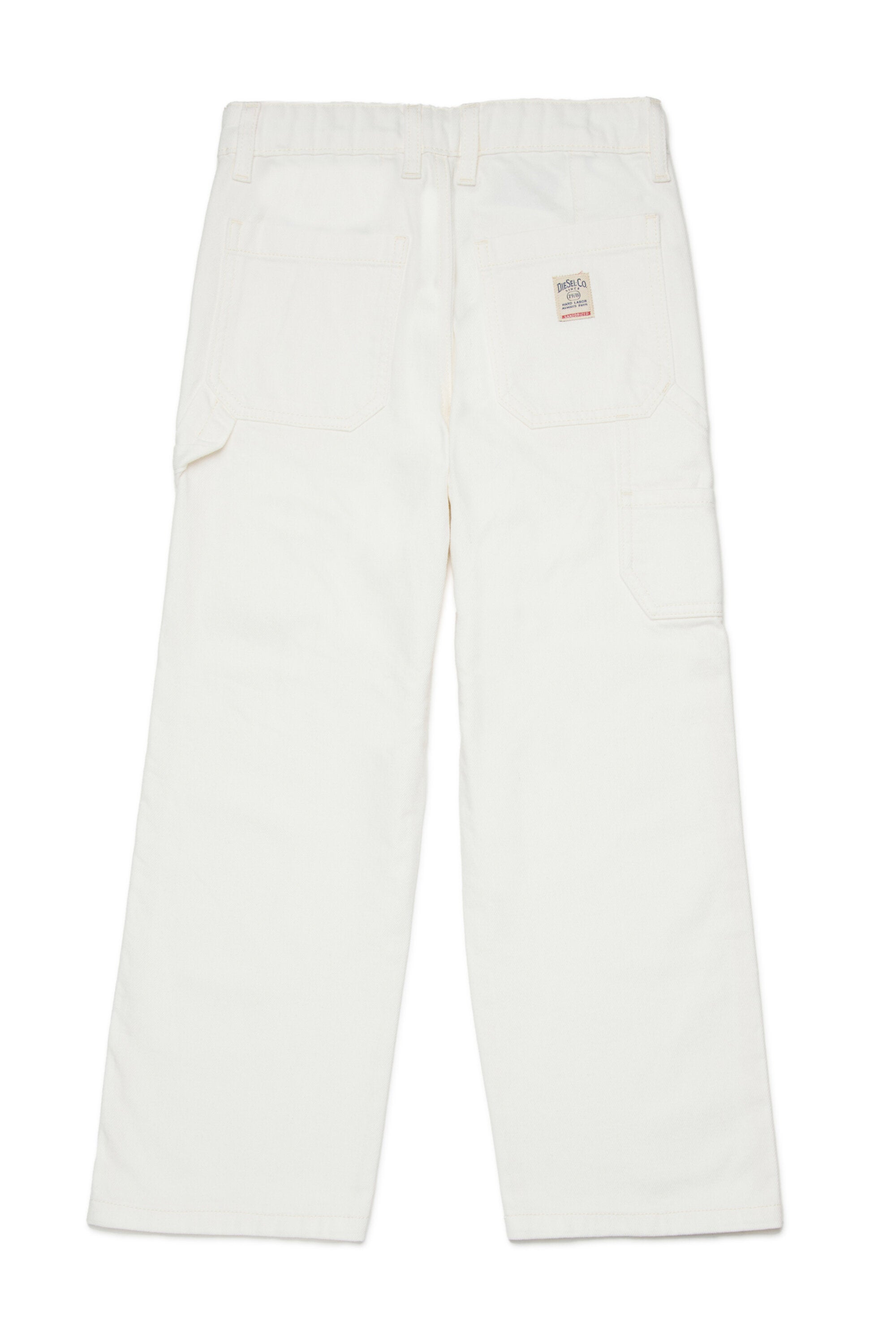 White relaxed fit jeans - D-Bart