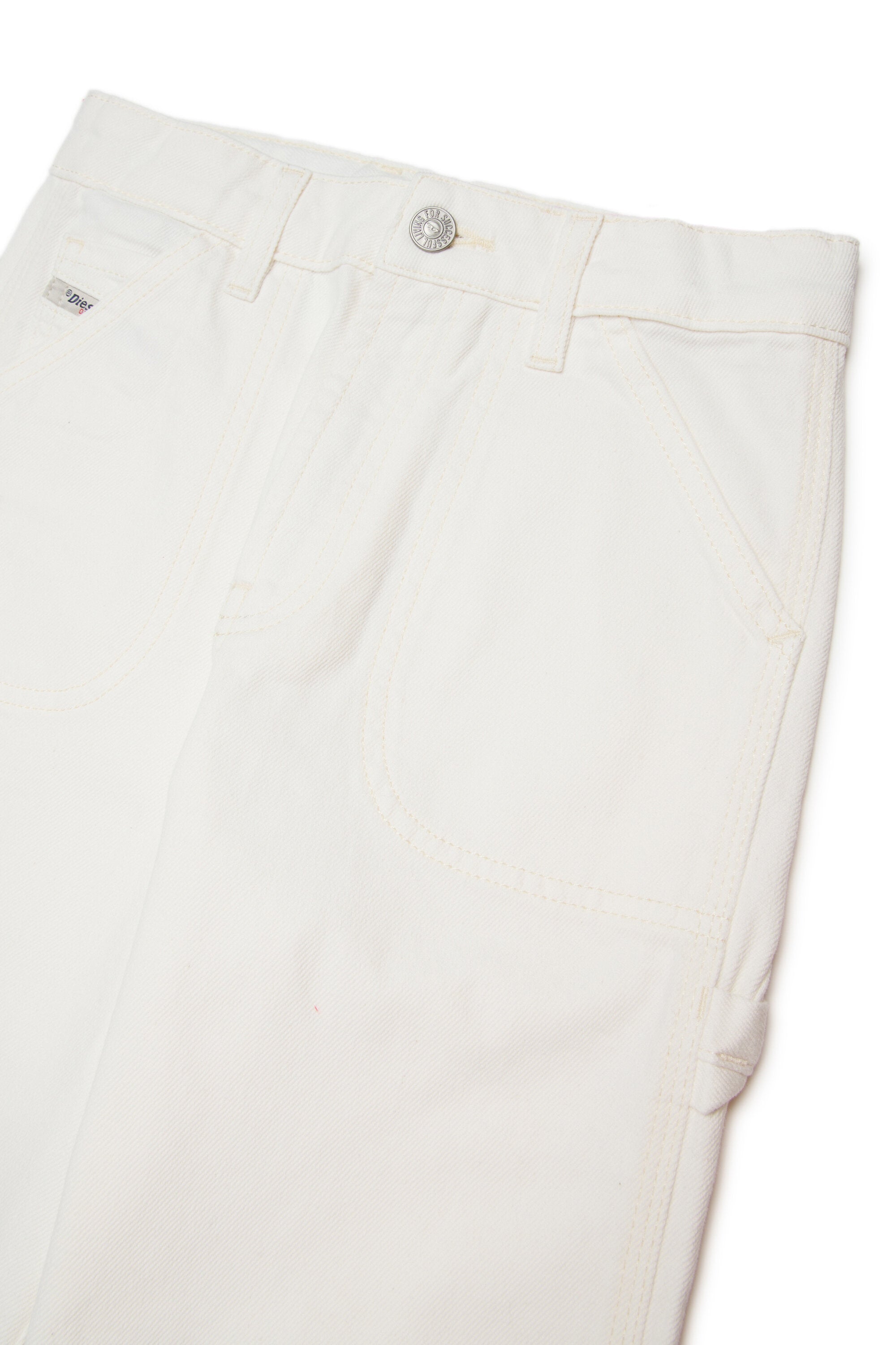 White relaxed fit jeans - D-Bart