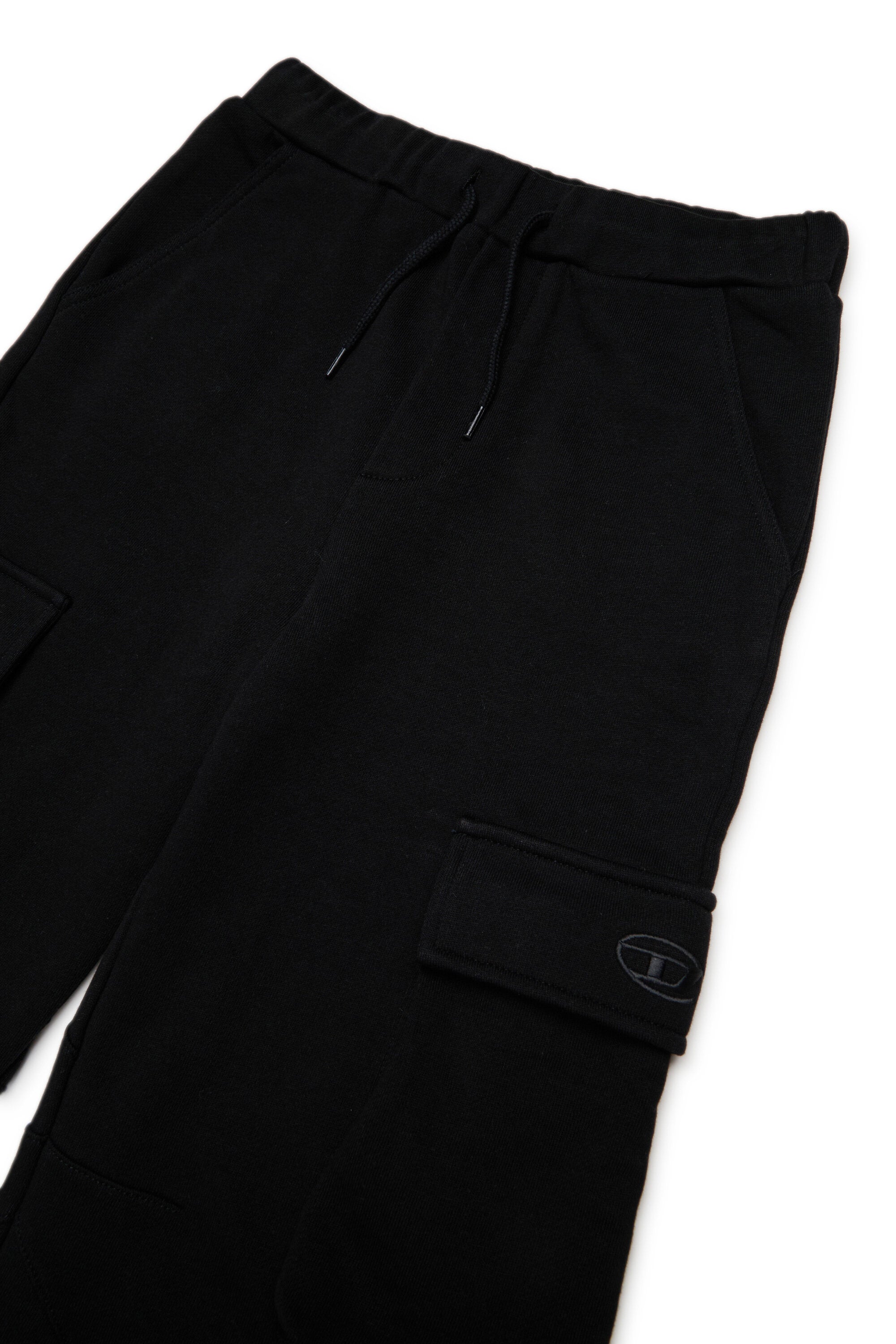 Fleece cargo pants