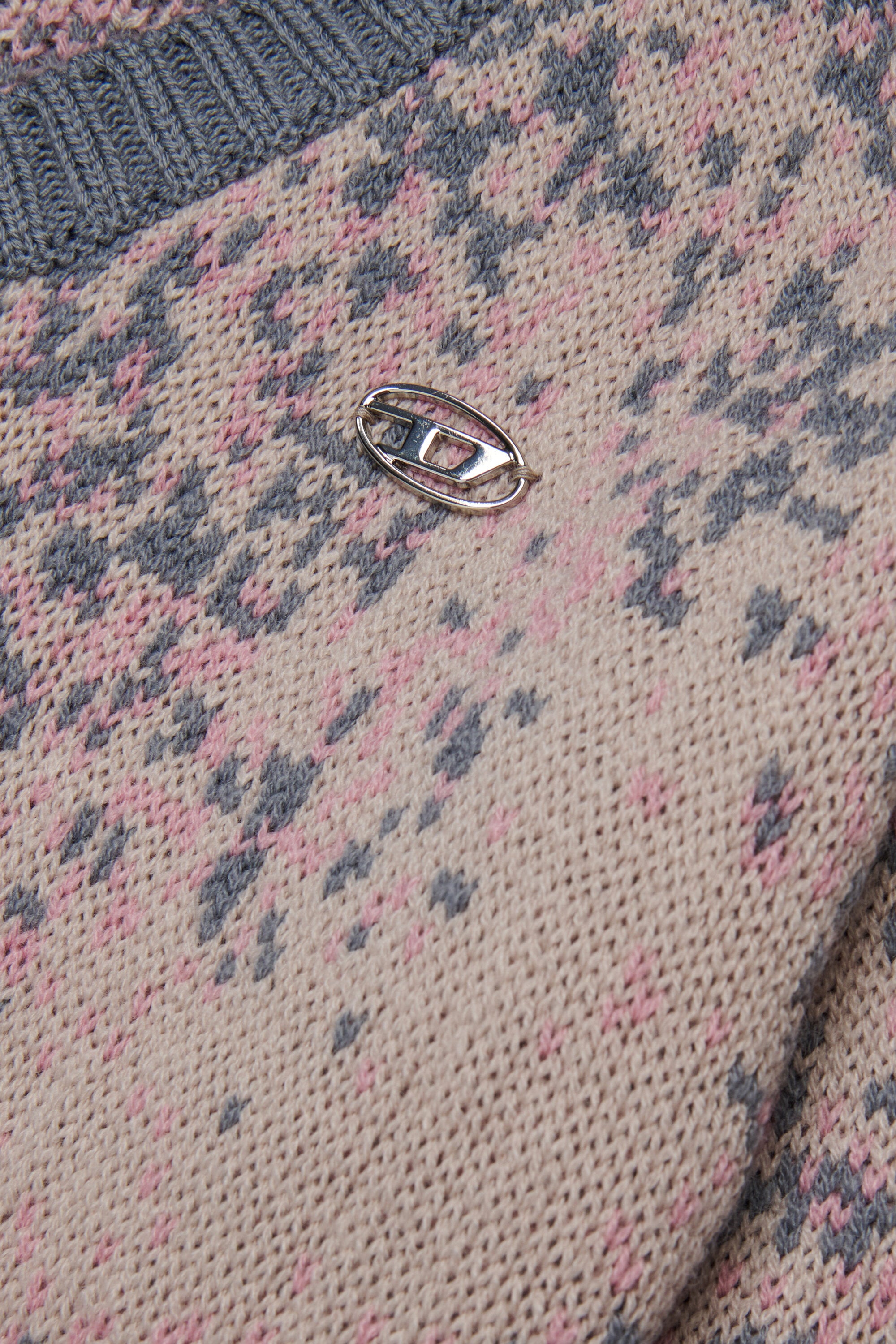 Acid Rain allover V-neck sweater