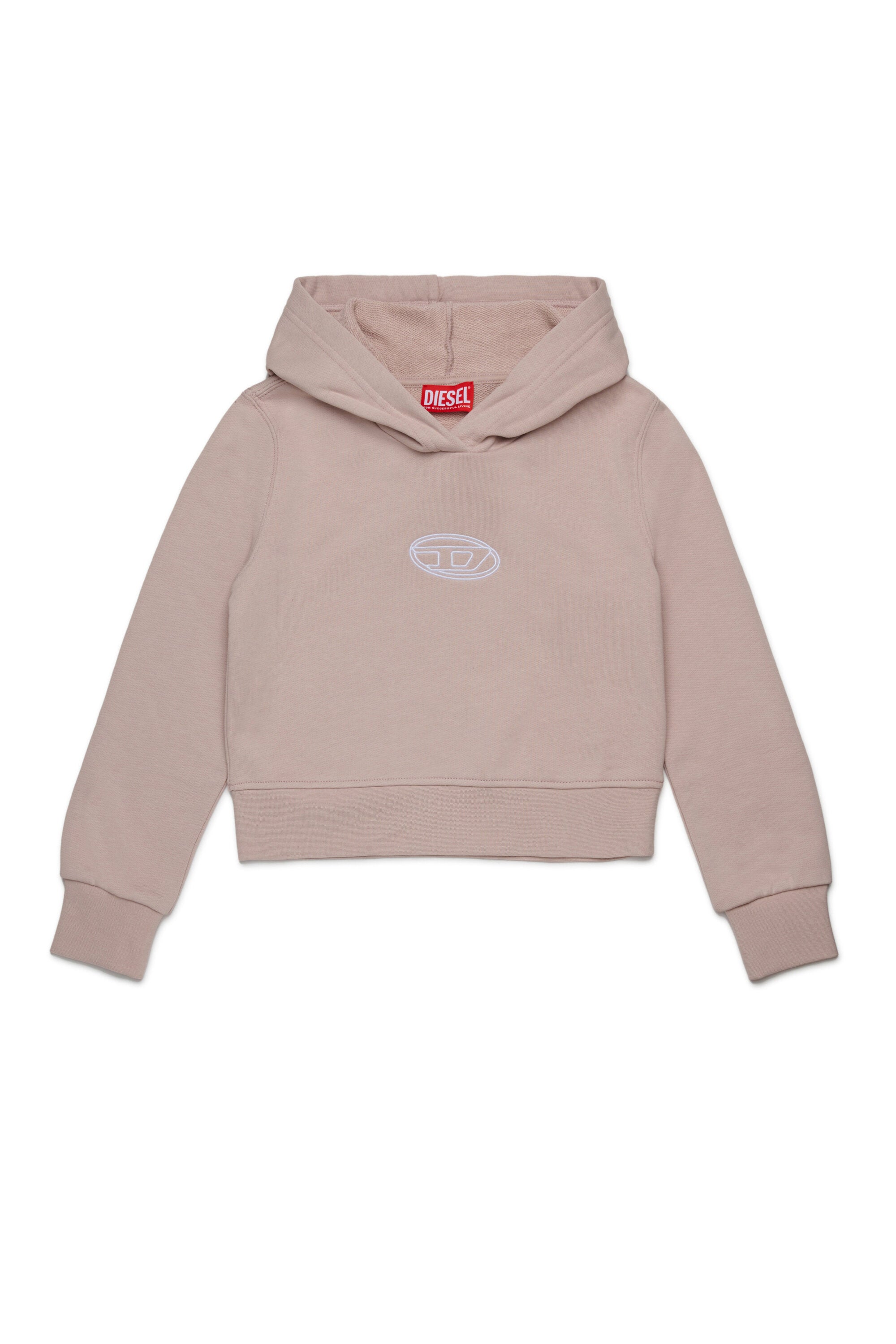 Oval D hooded sweatshirt with logo
