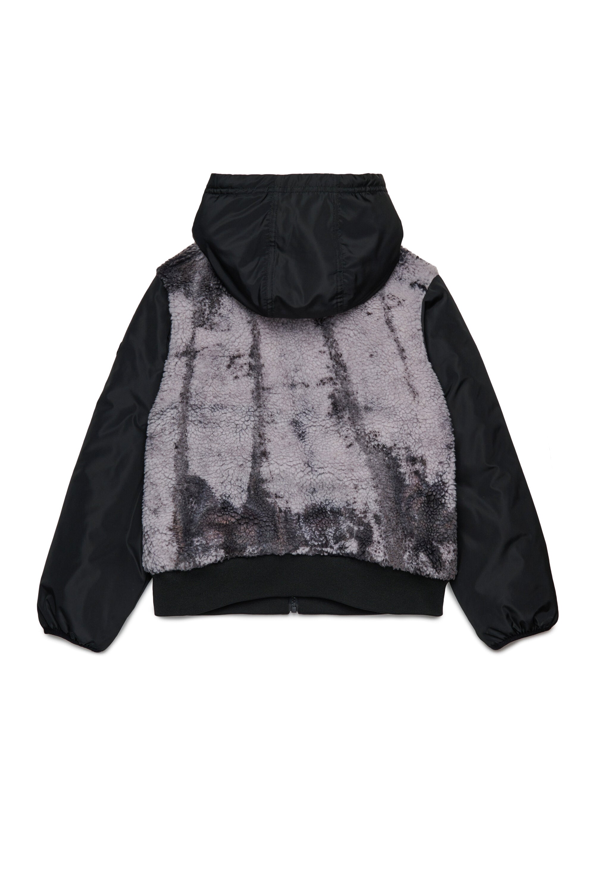 Teddy tie-dye jacket with hood