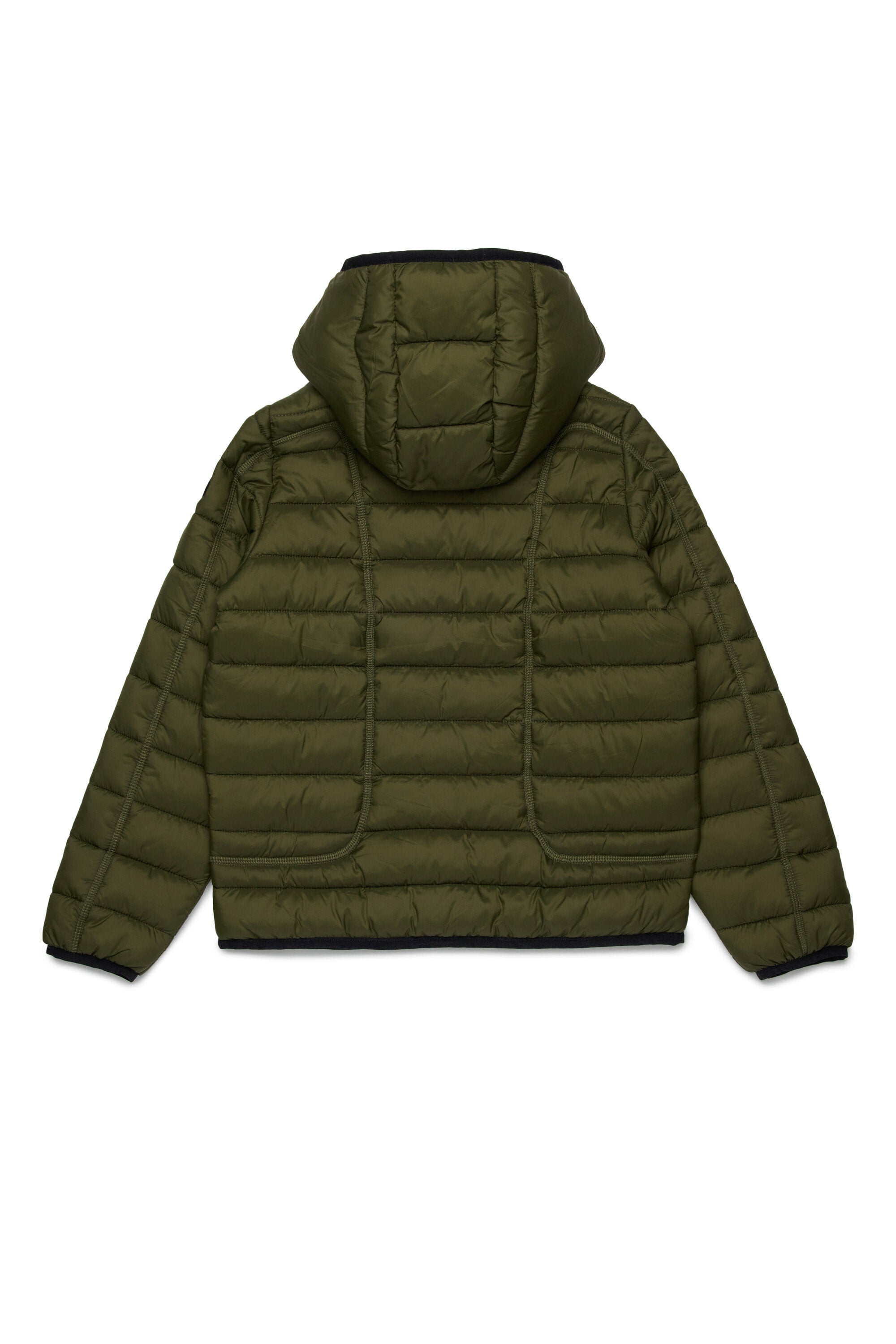 Lightweight hooded padded jacket