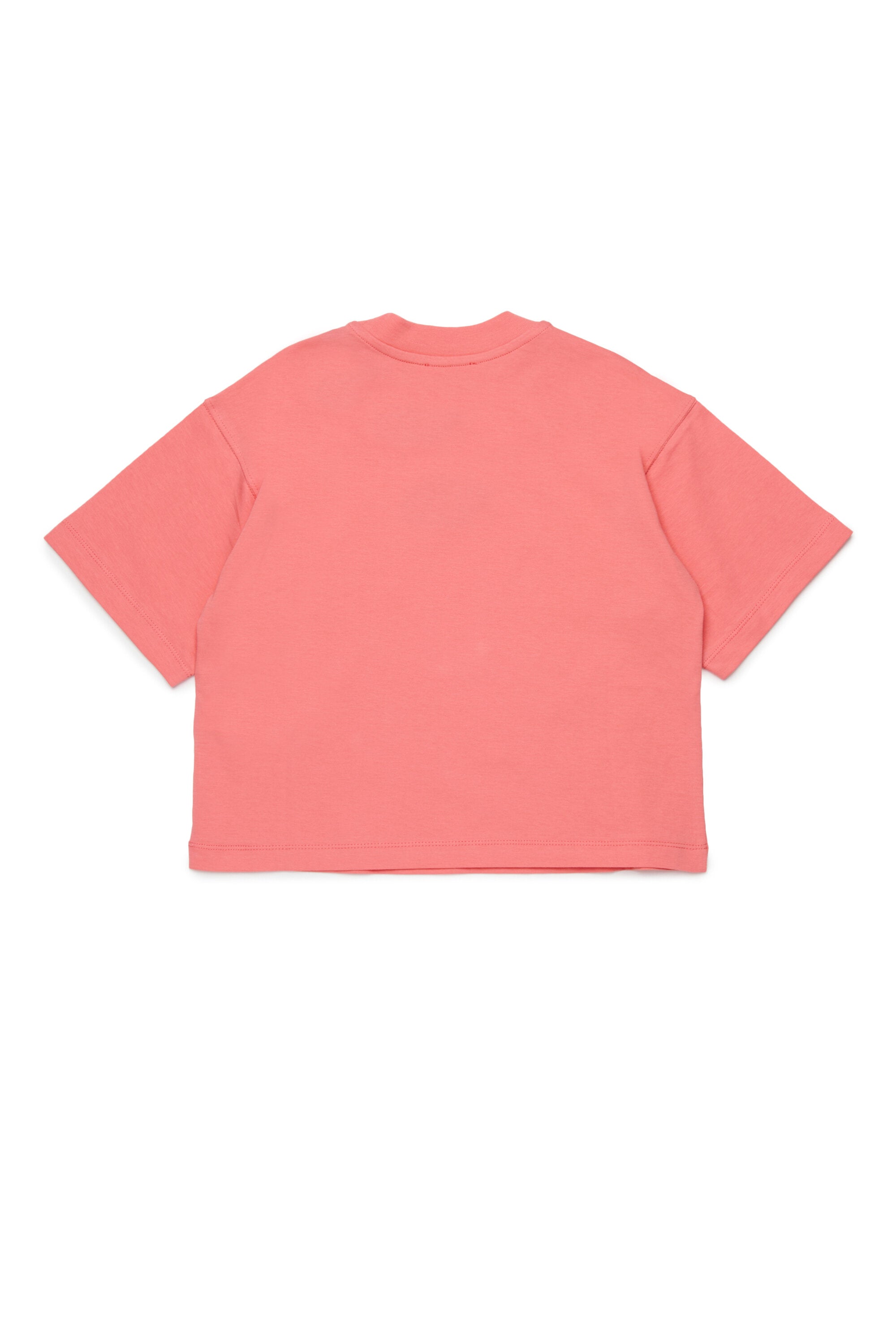 Boxy jersey T-shirt branded with Oval D logo