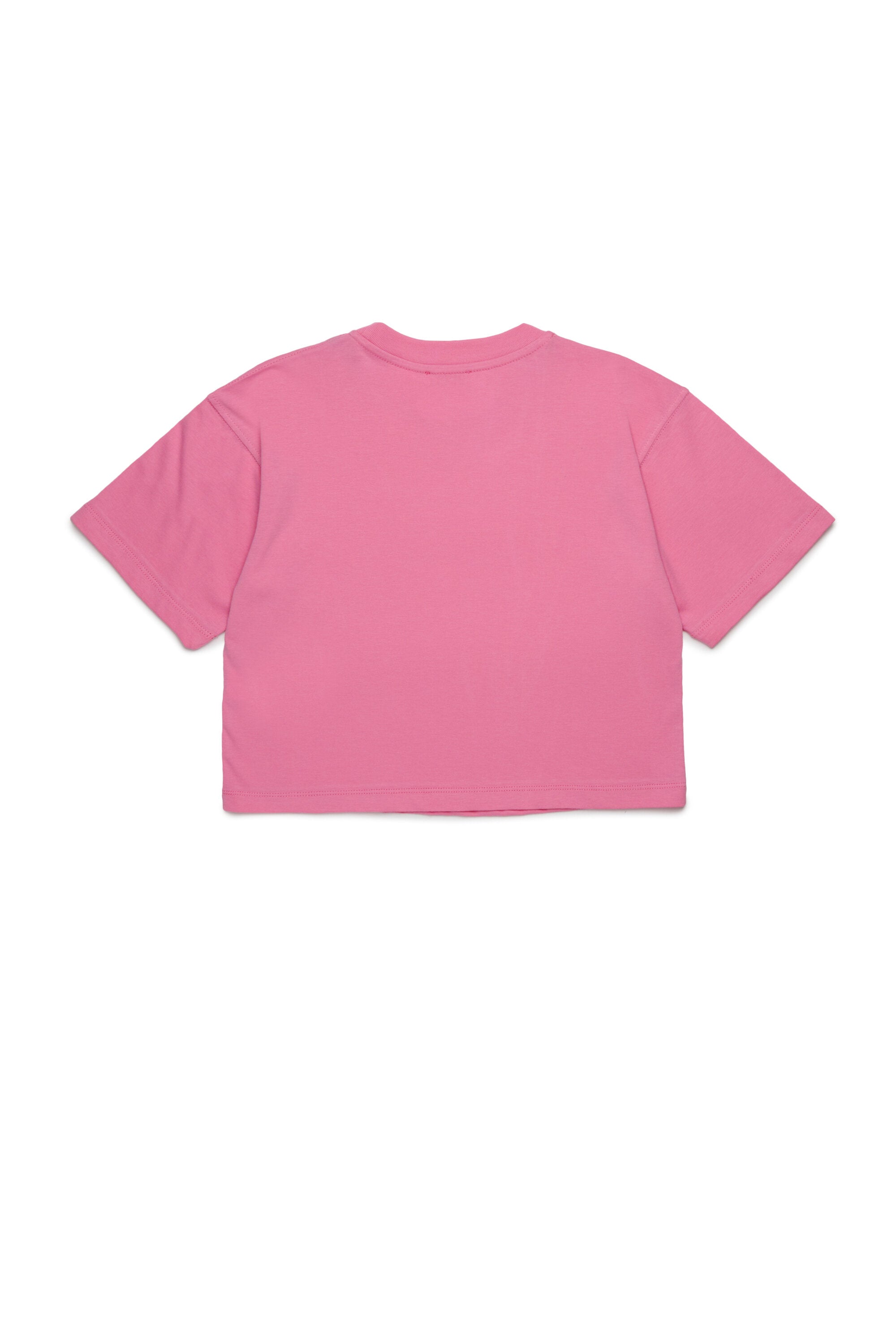 Boxy jersey T-shirt branded with Oval D logo