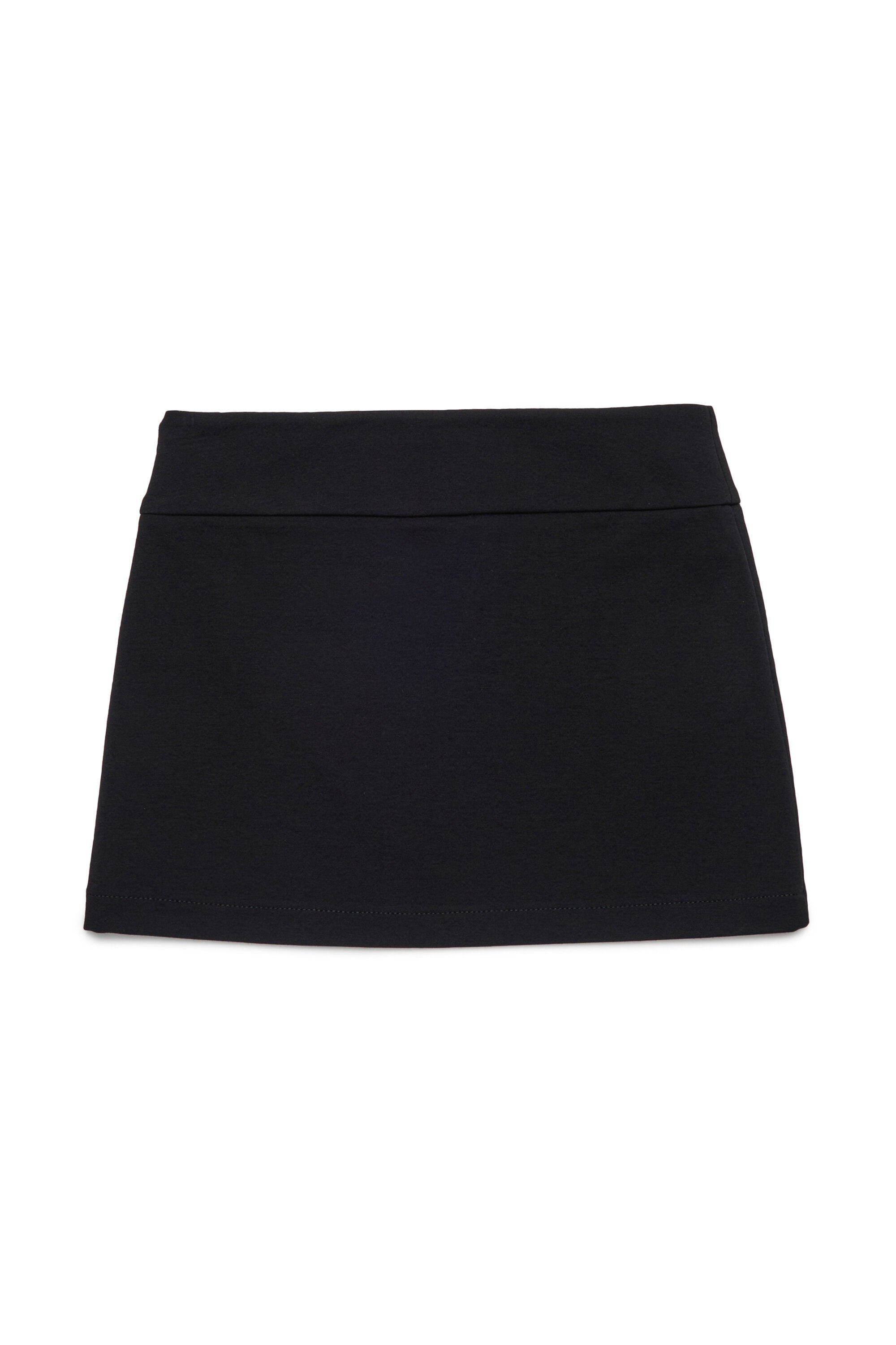 Punto Milano mini skirt branded with Oval D logo