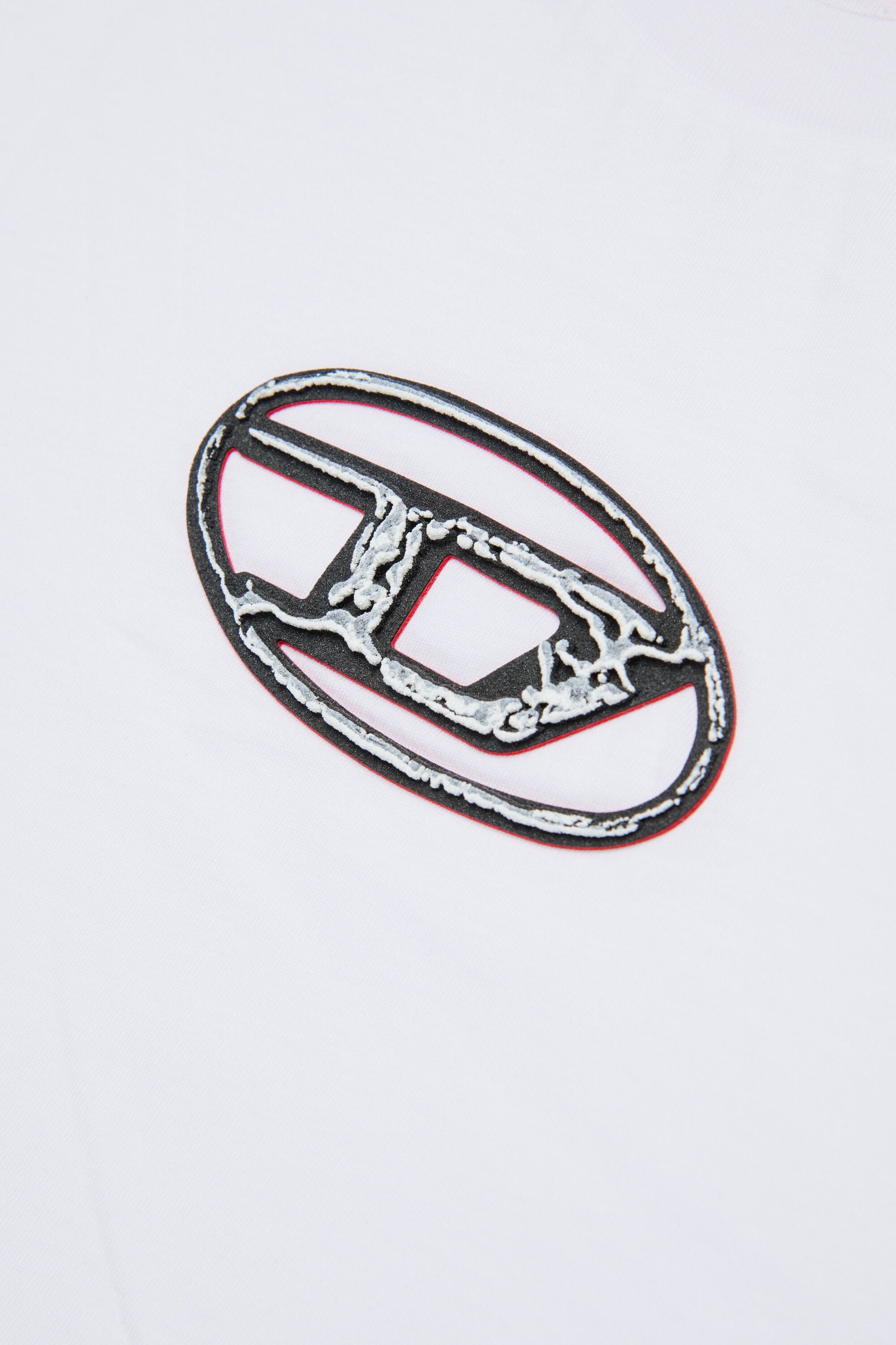 Multi-layered Oval D branded jersey T-shirt