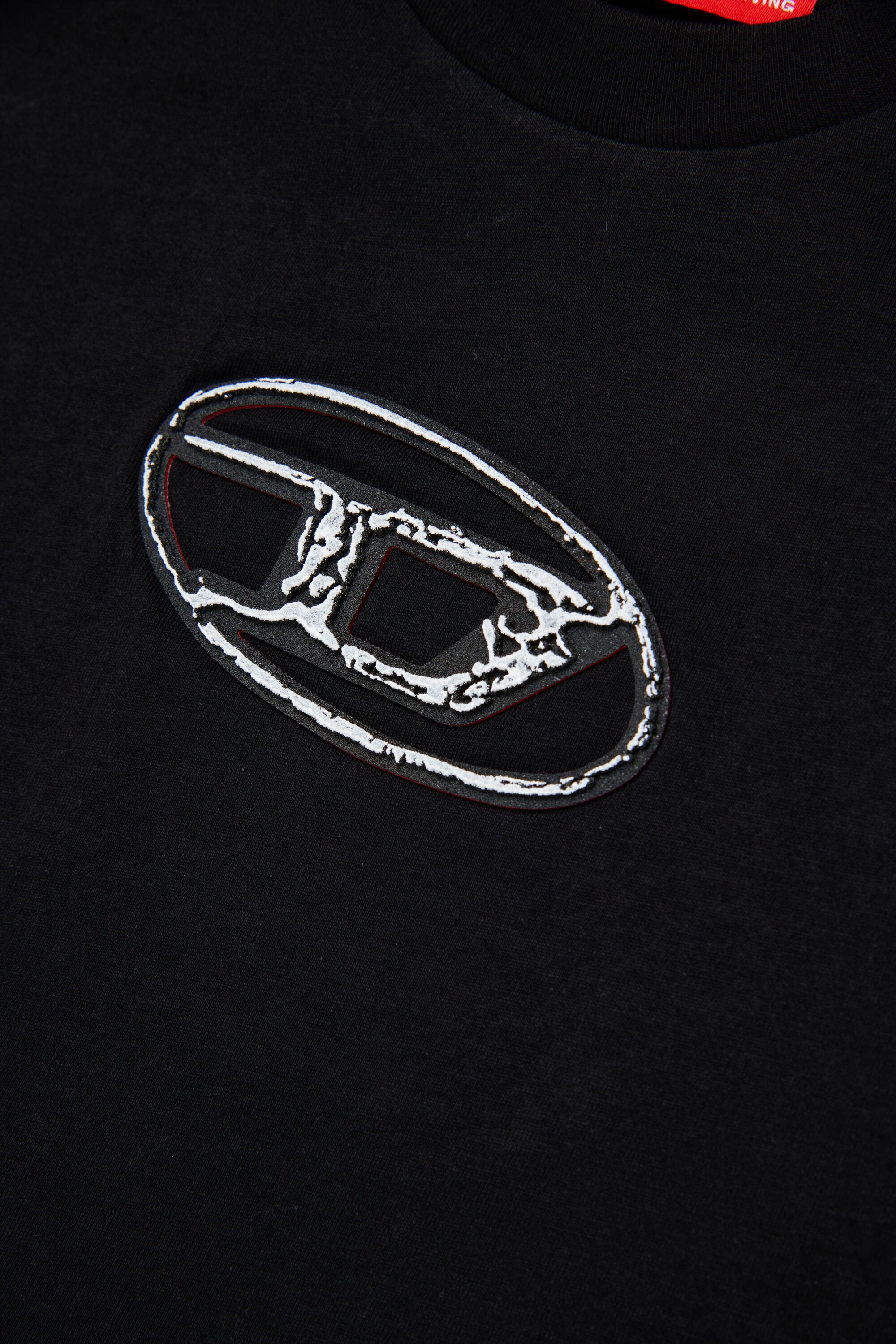 Multi-layered Oval D branded jersey T-shirt