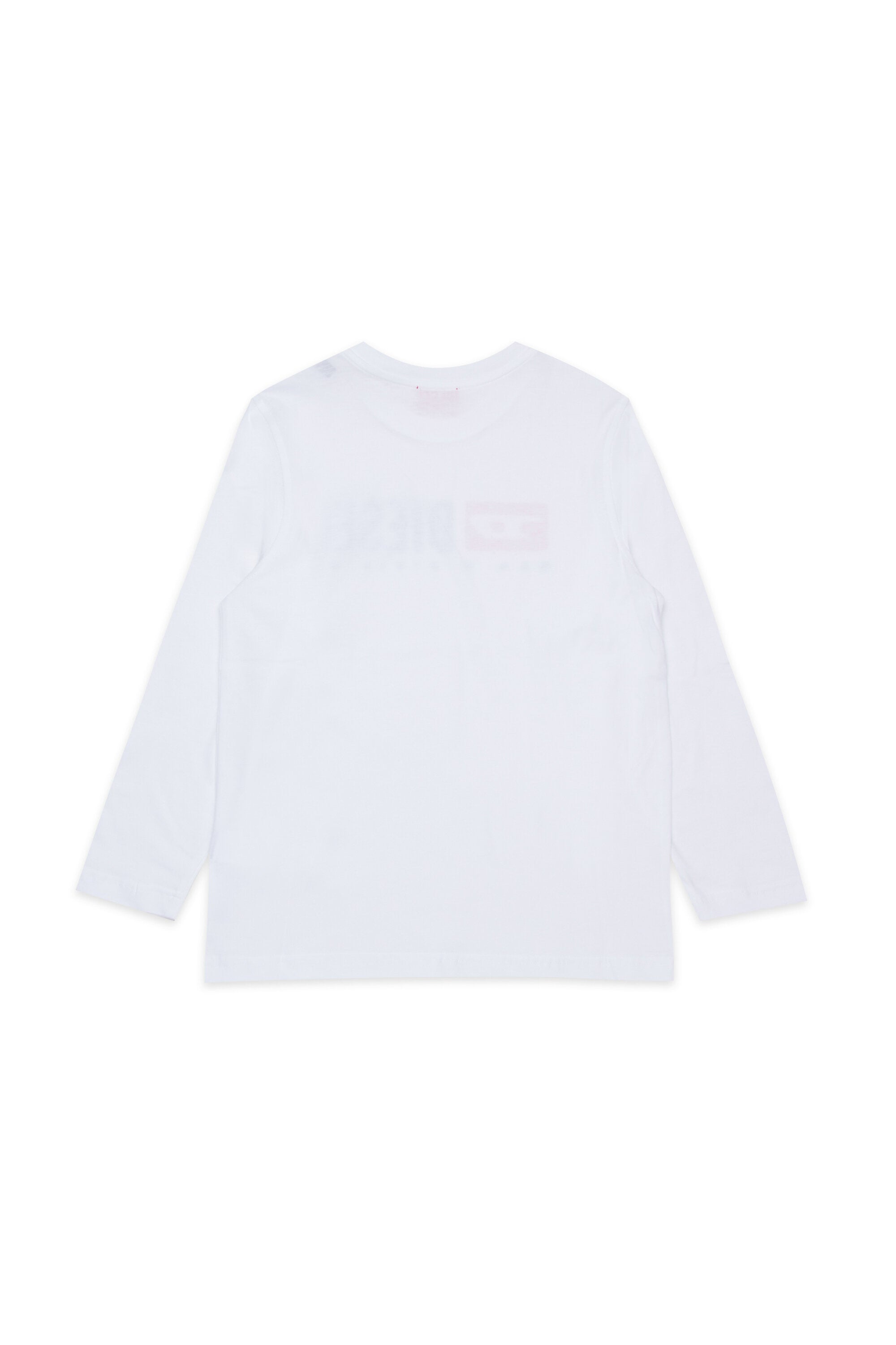 Long sleeves jersey T-shirt with Diesel Denim Division logo