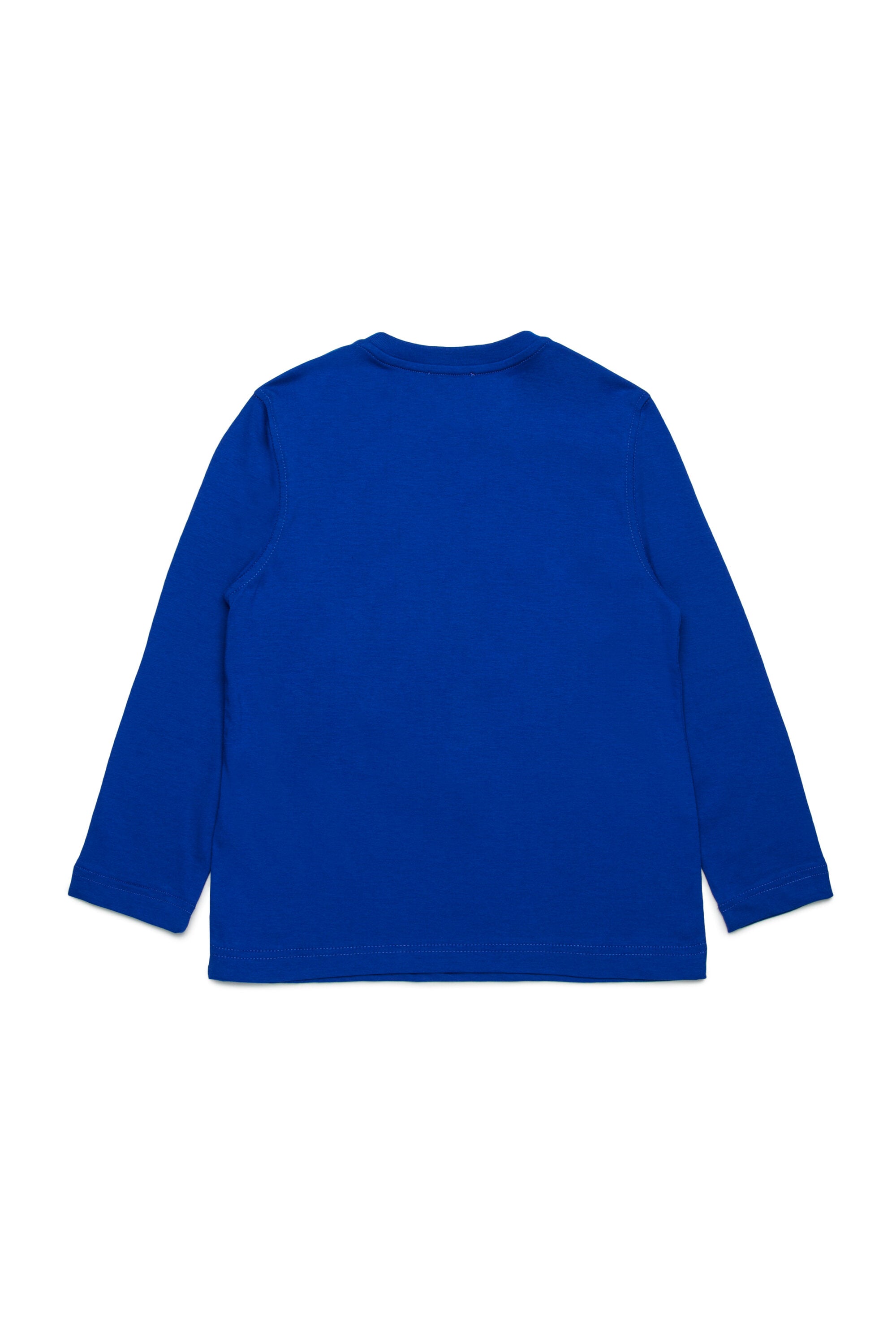Long sleeves jersey T-shirt with Diesel Denim Division logo