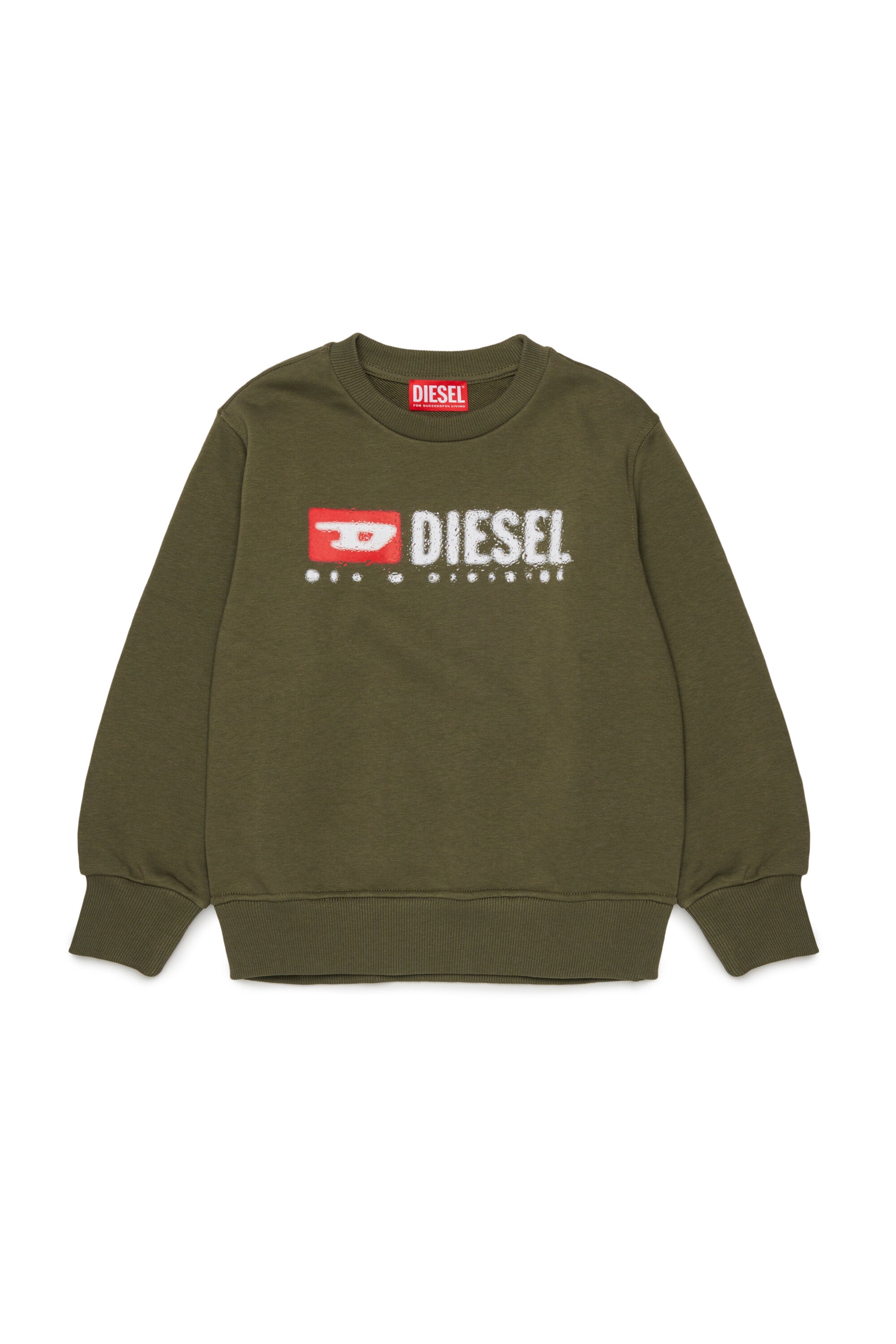 Diesel Denim Division logo crew-neck sweatshirt