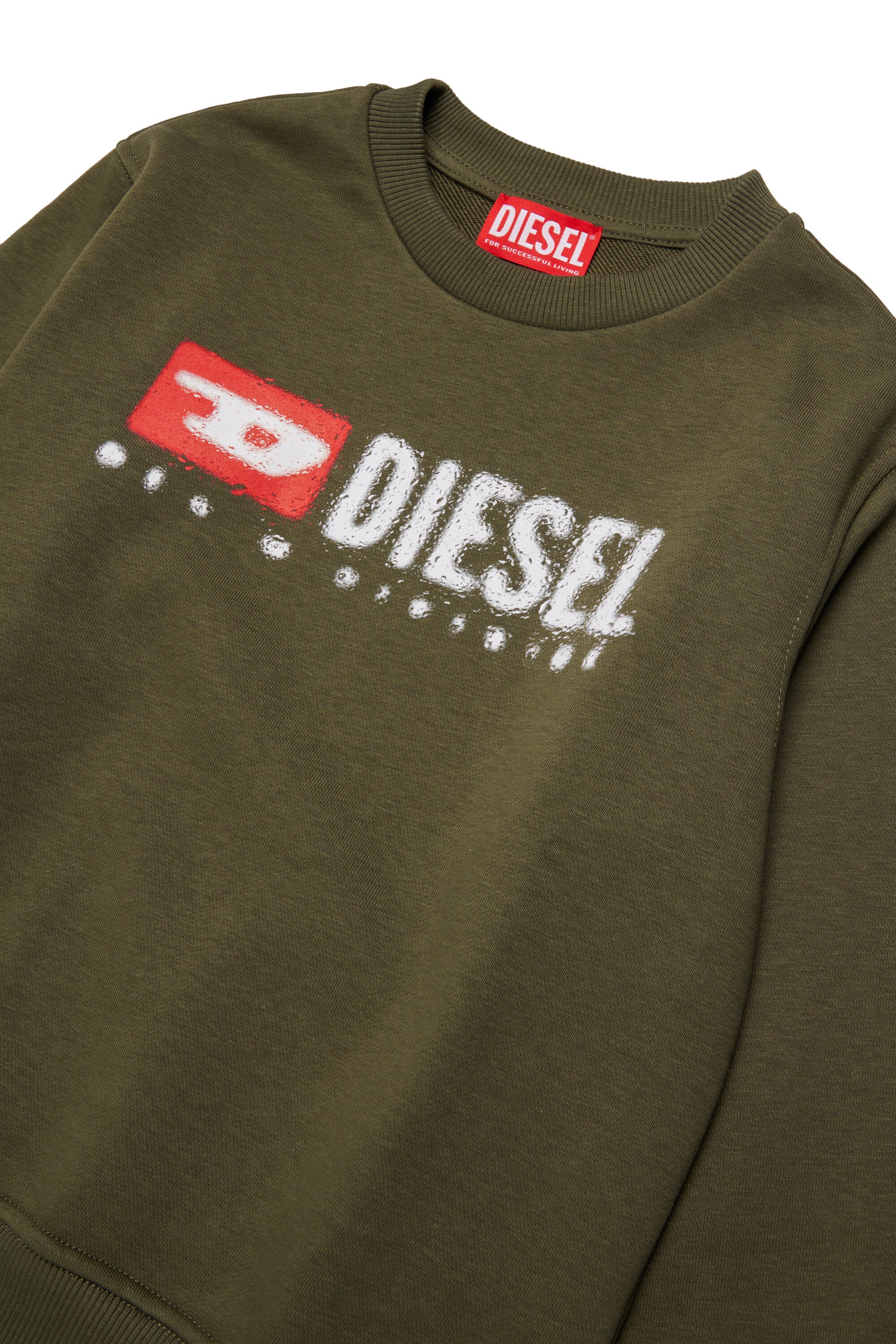 Diesel Denim Division logo crew-neck sweatshirt