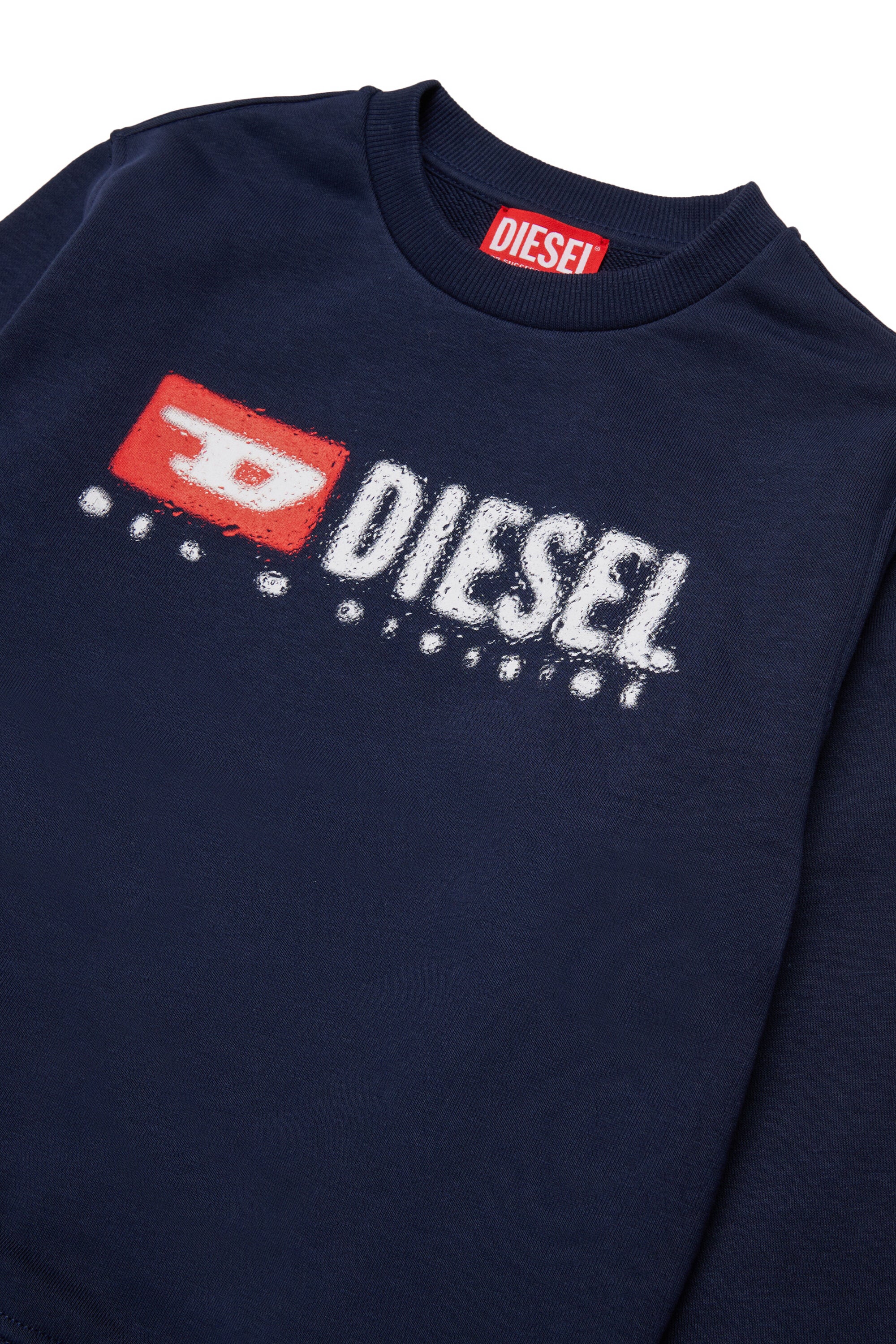 Diesel Denim Division logo crew-neck sweatshirt