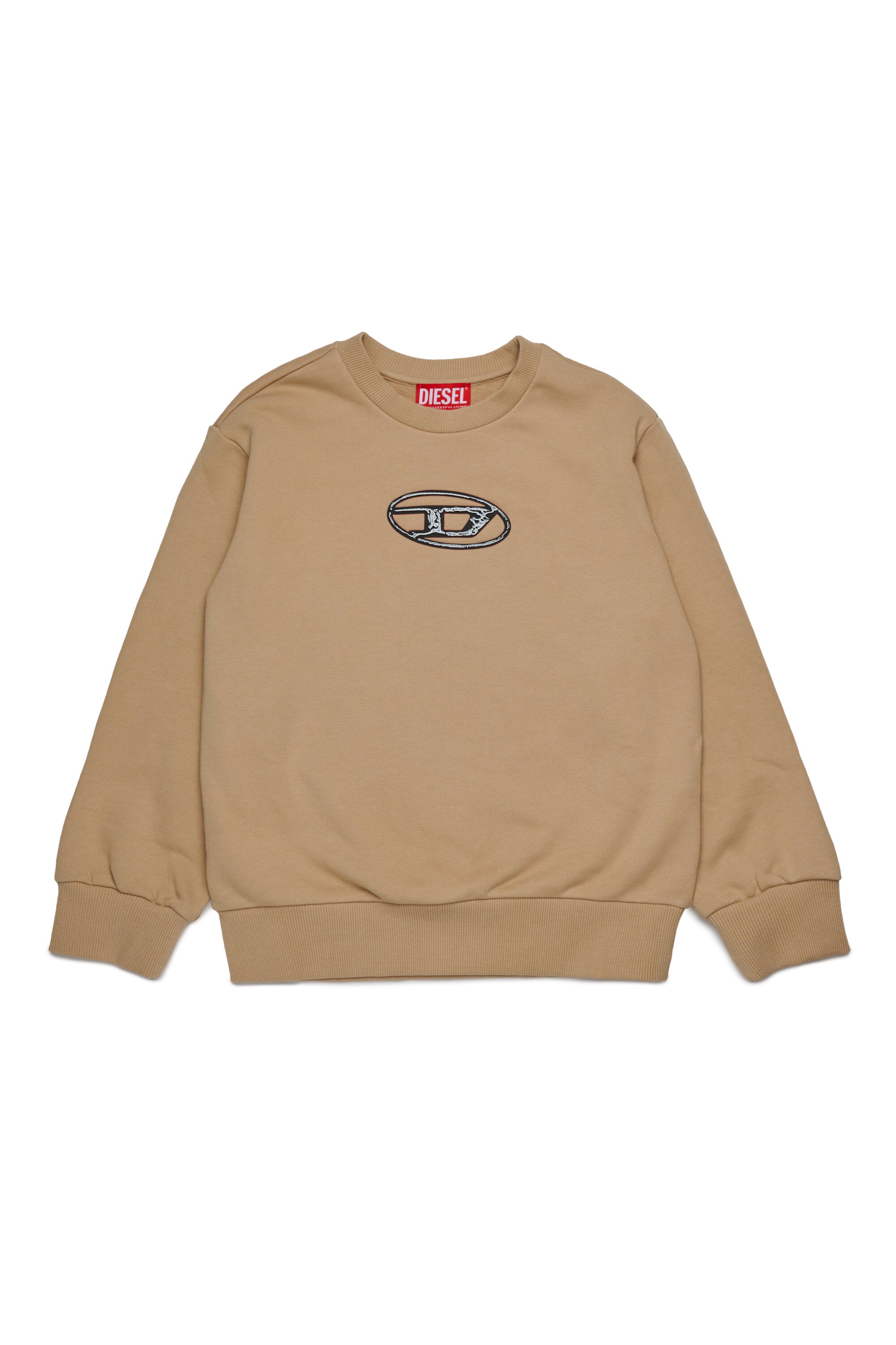 Multi-layered Oval D branded crew-neck sweatshirt