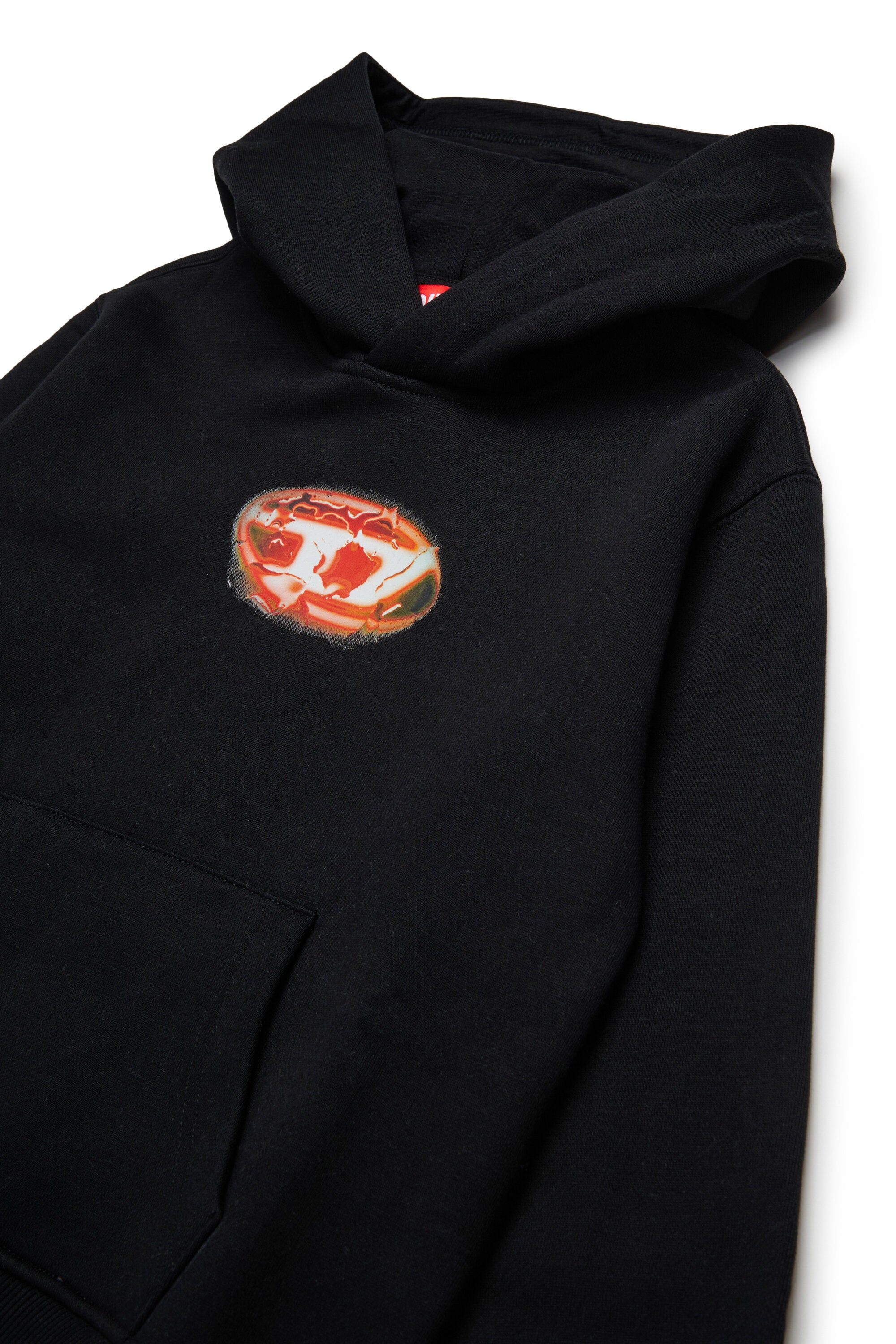 Hooded sweatshirt with logo Glowing Oval D