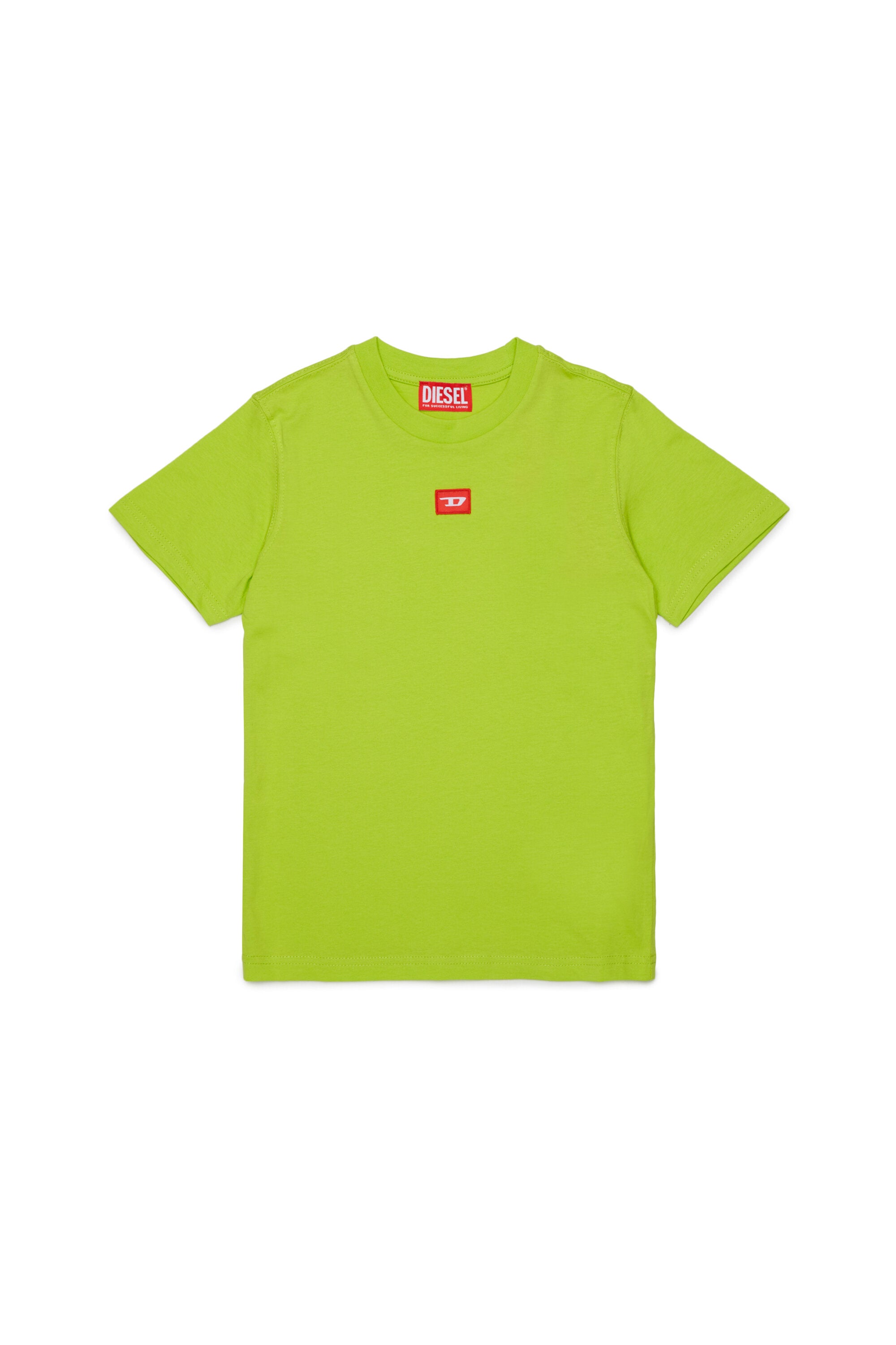 Jersey T-shirt with red D patch