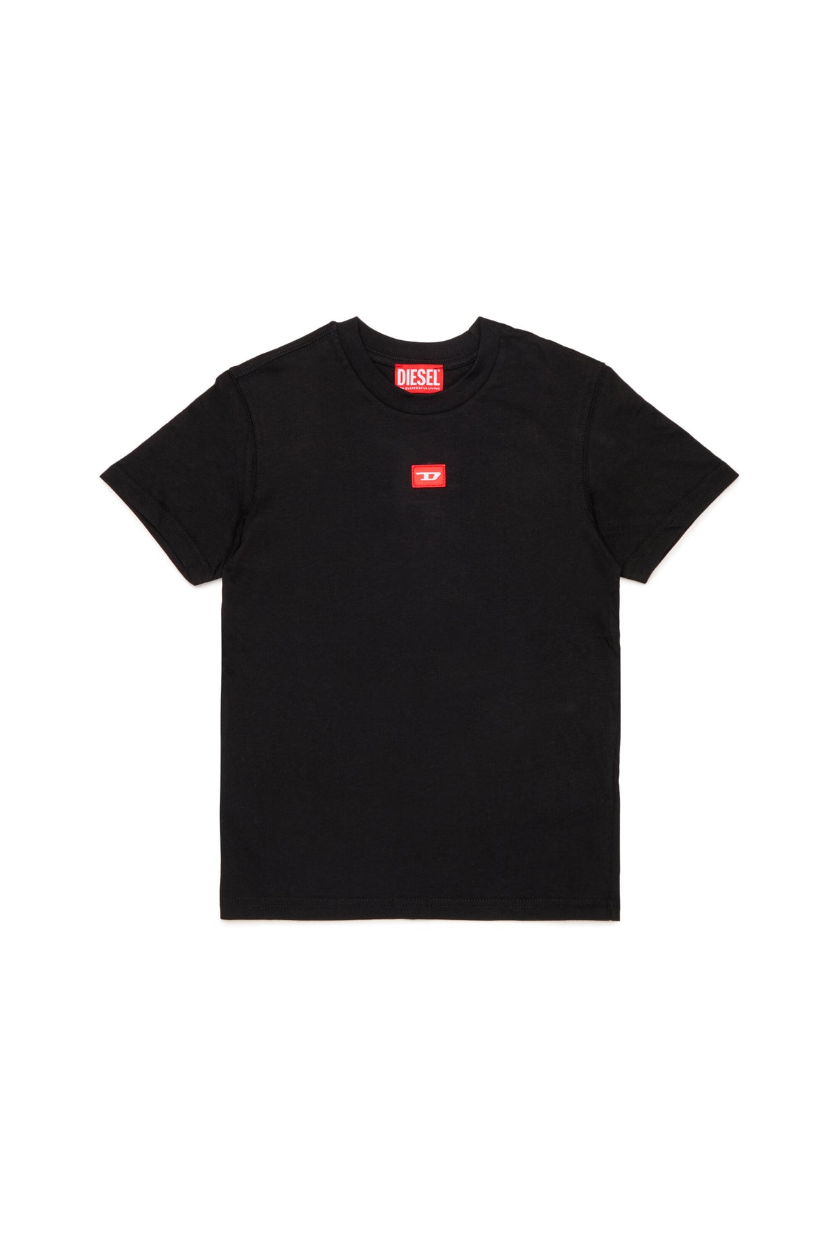 Jersey T-shirt with red D patch