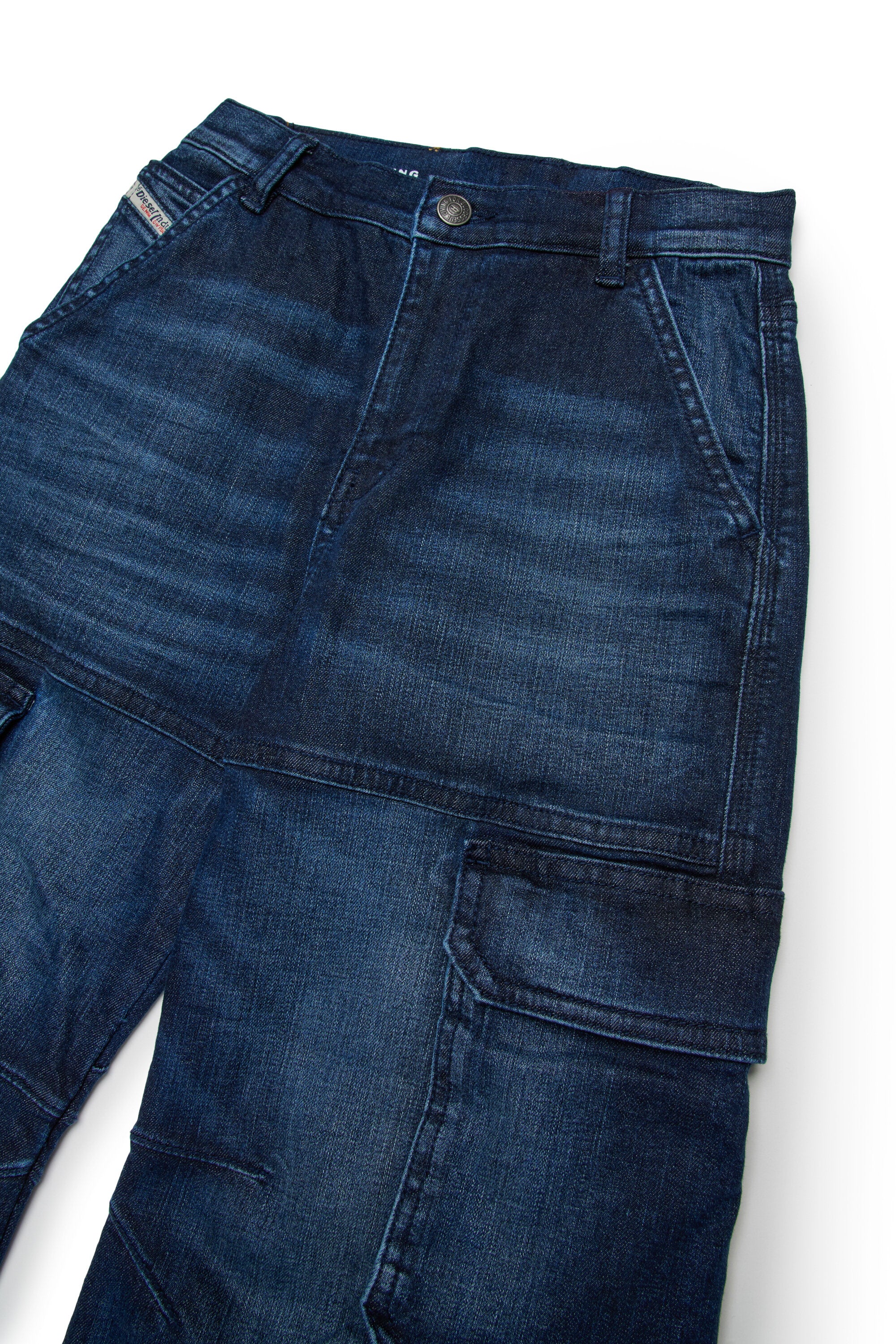 Dark blue relaxed jeans - D-Argjx Cargo