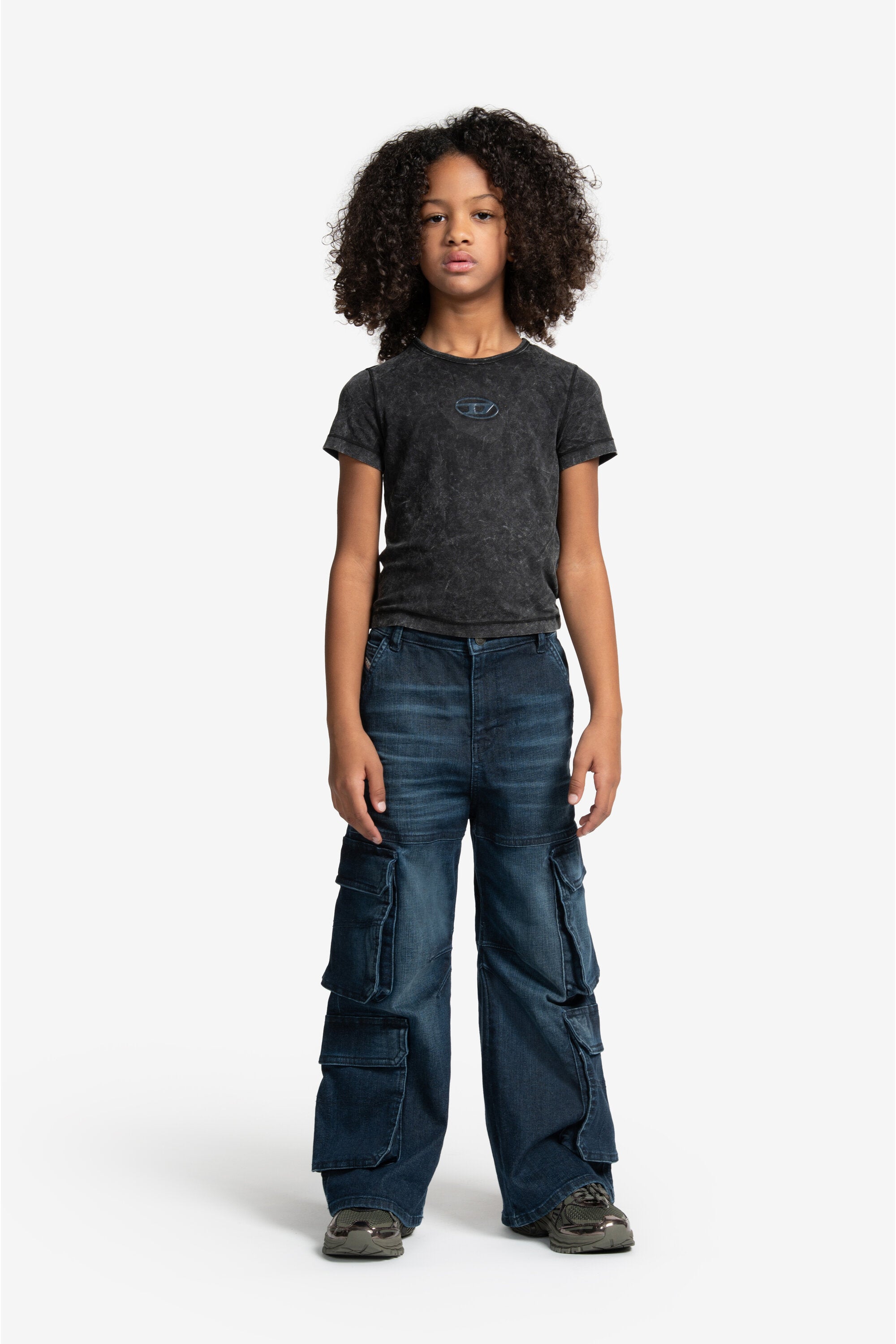 Dark blue relaxed jeans - D-Argjx Cargo