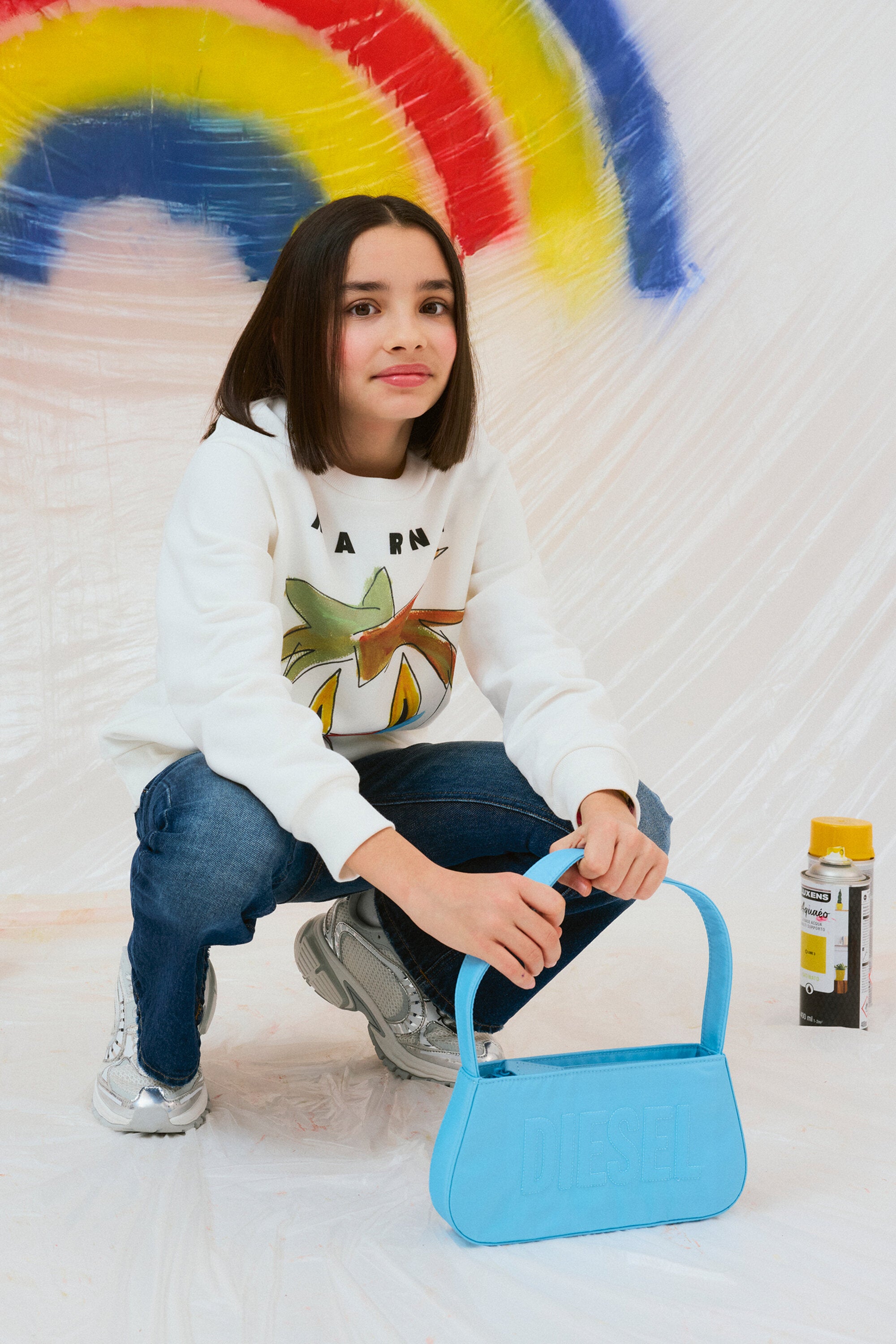 WDELIA bag branded with DIESEL logo