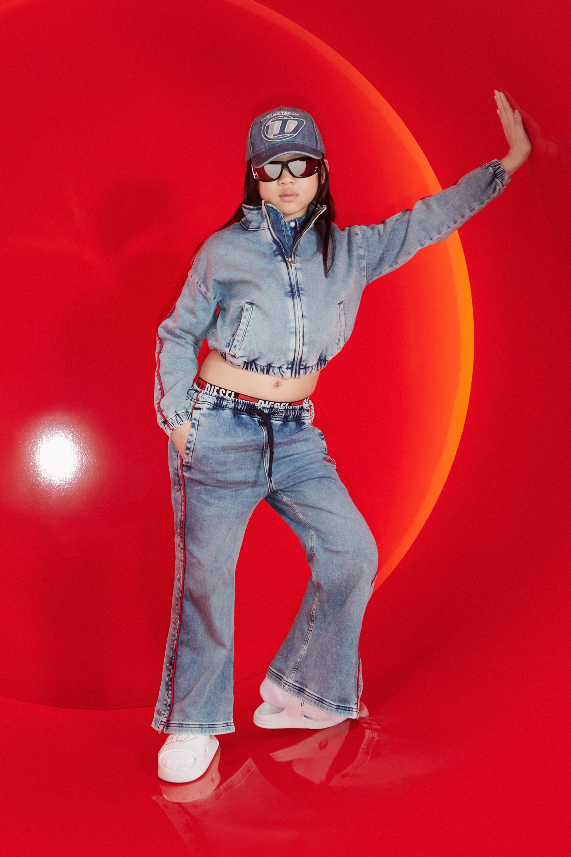 Light blue relaxed fit JoggJeans® - D-Gory