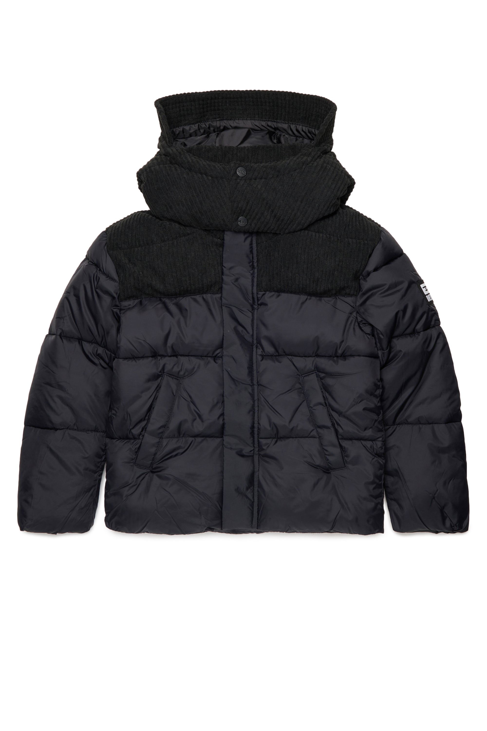 Padded jacket with logo